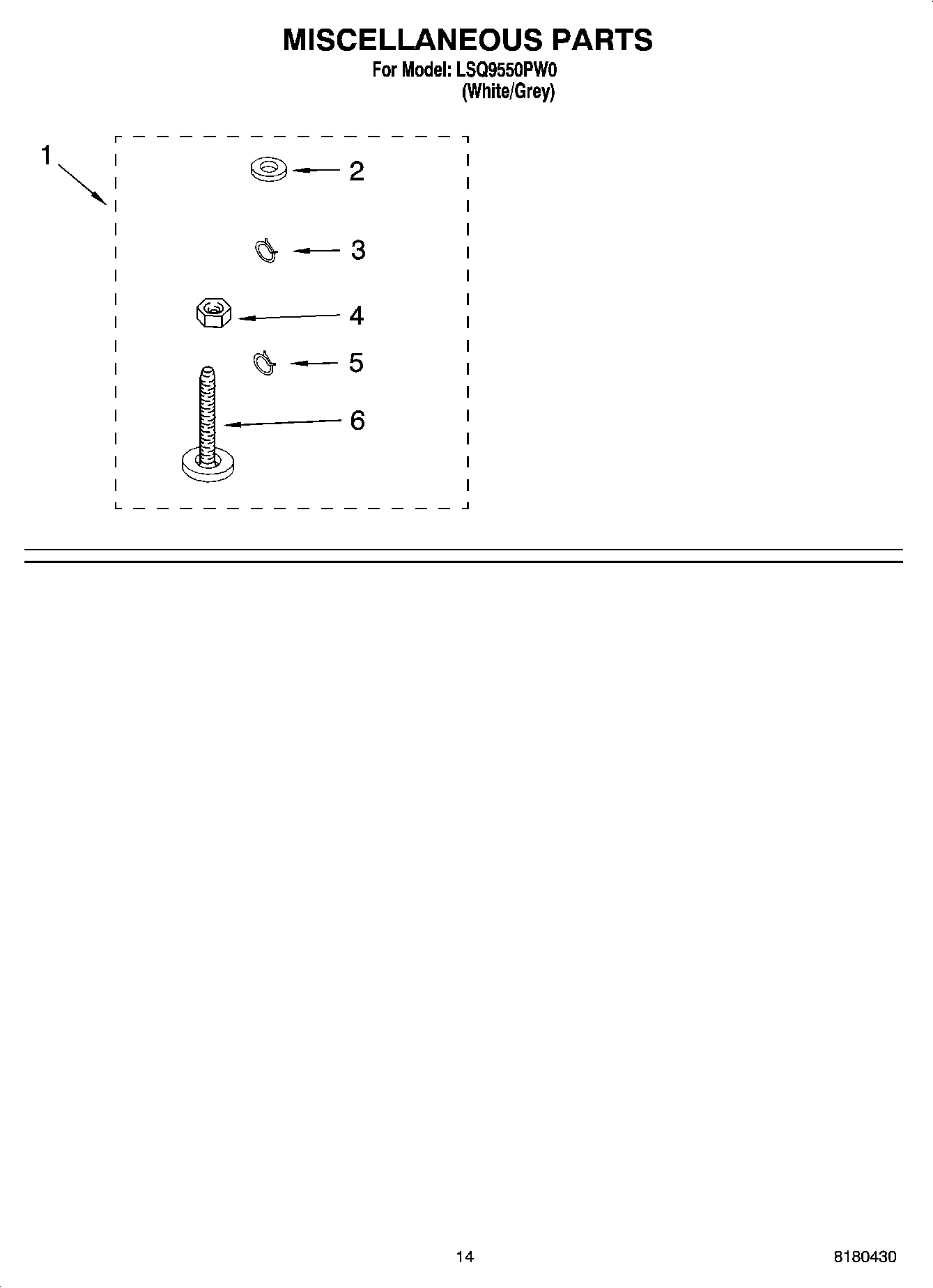 10 - MISCELLANEOUS PARTS - OPTIONAL PARTS (NOT INCLUDED)