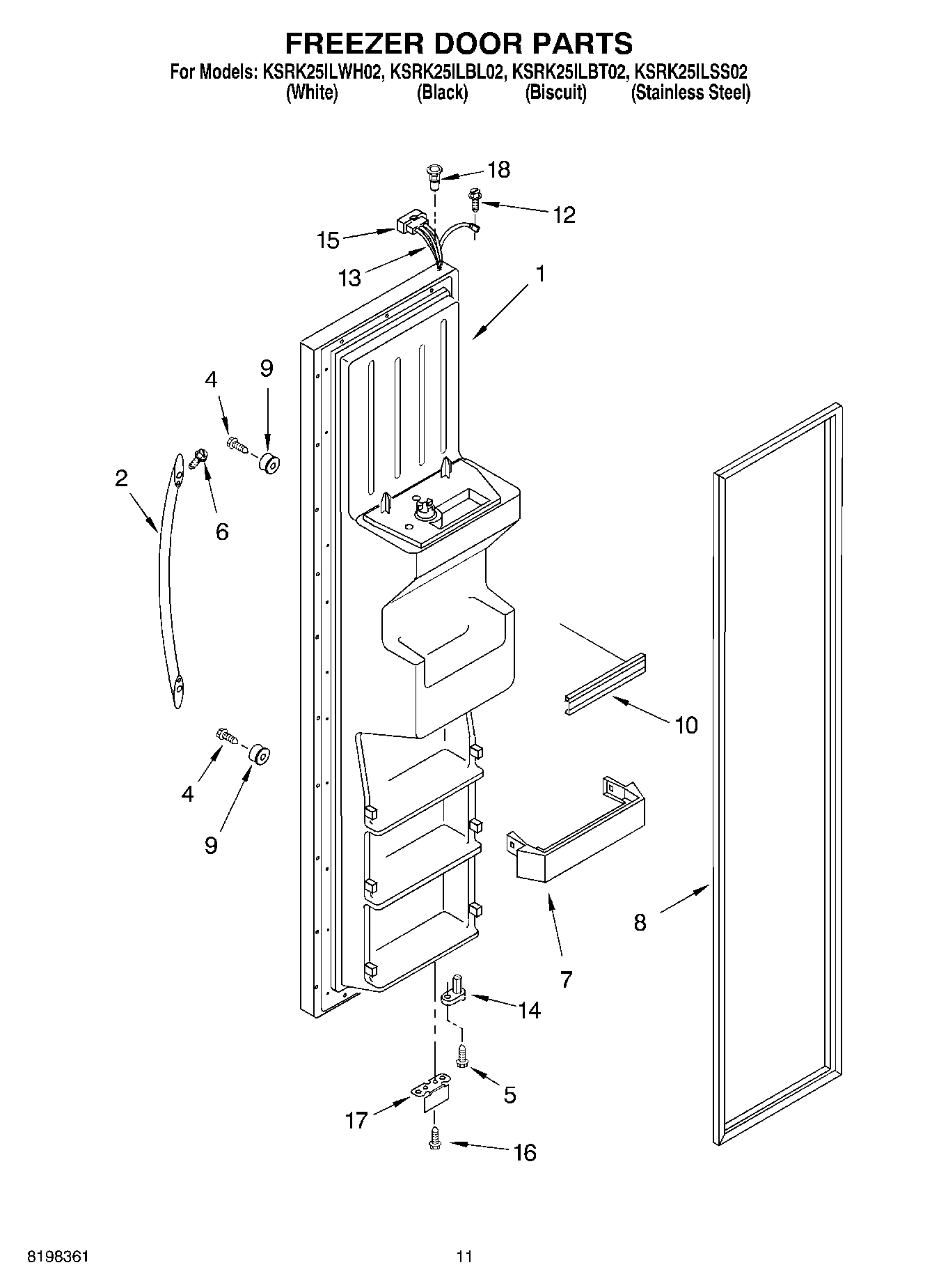 07 - FREEZER DOOR