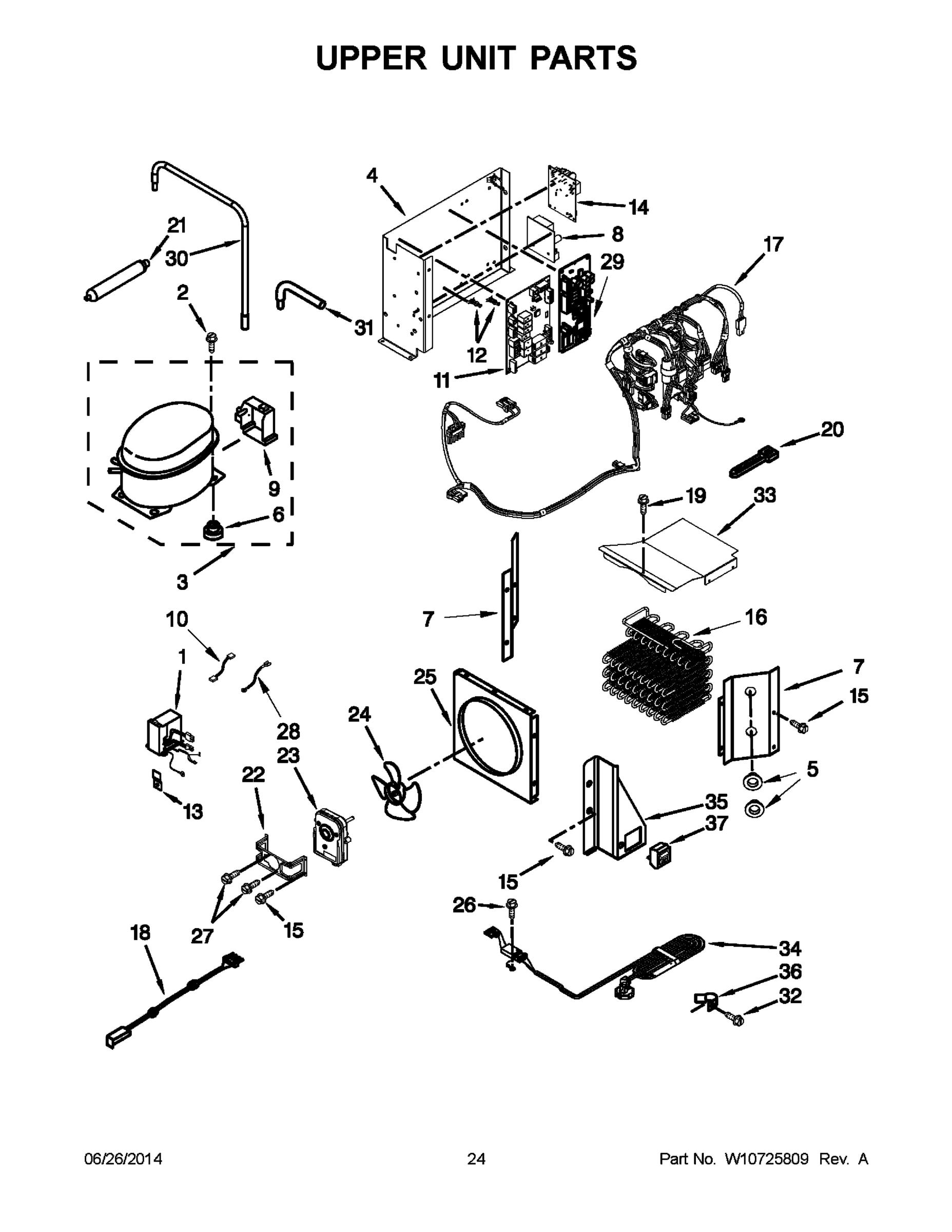 13 - UPPER UNIT PARTS