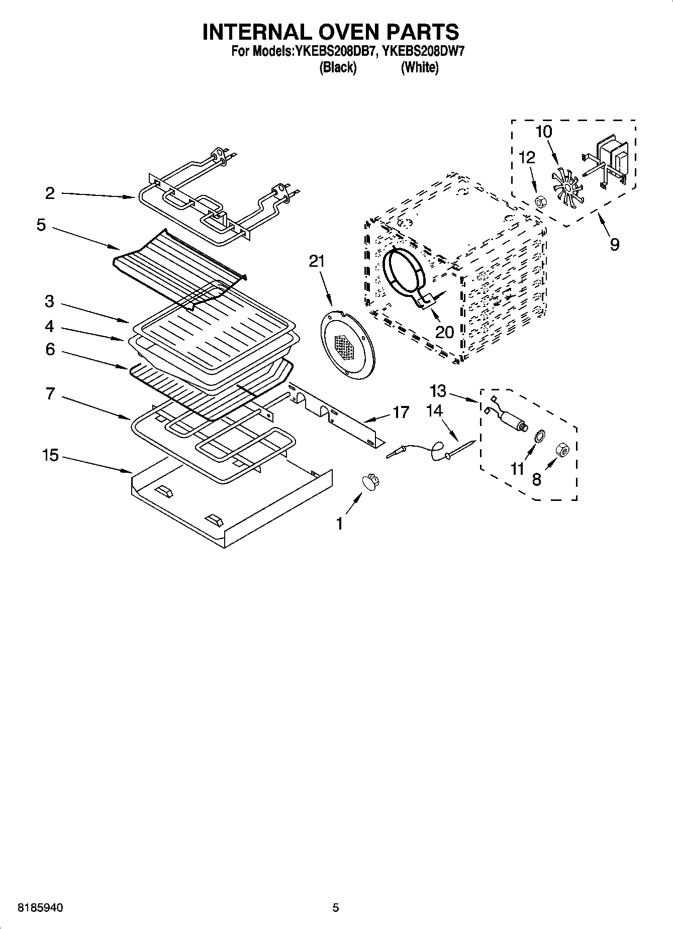 04 - INTERNAL OVEN PARTS