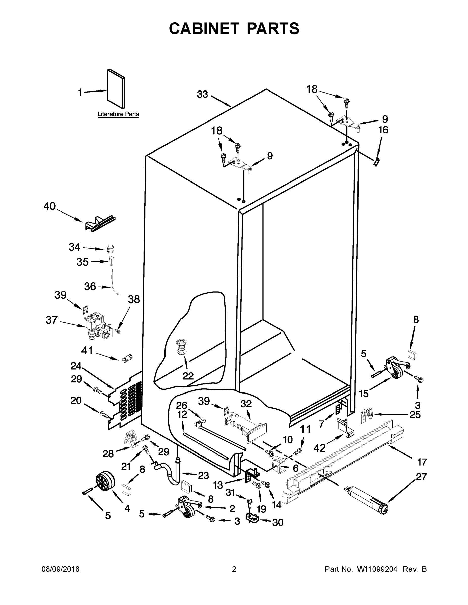 02 - CABINET PARTS