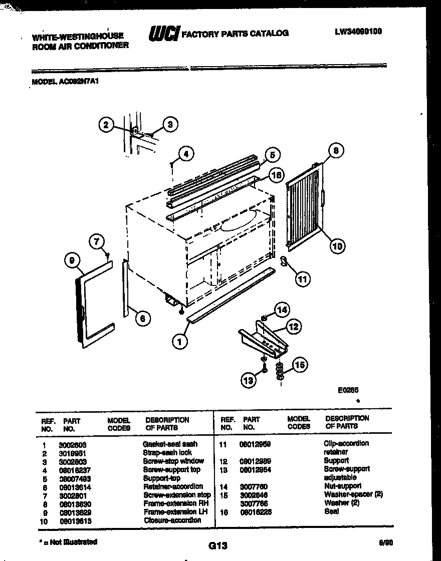 06 - CABINET AND INSTALLATION PARTS
