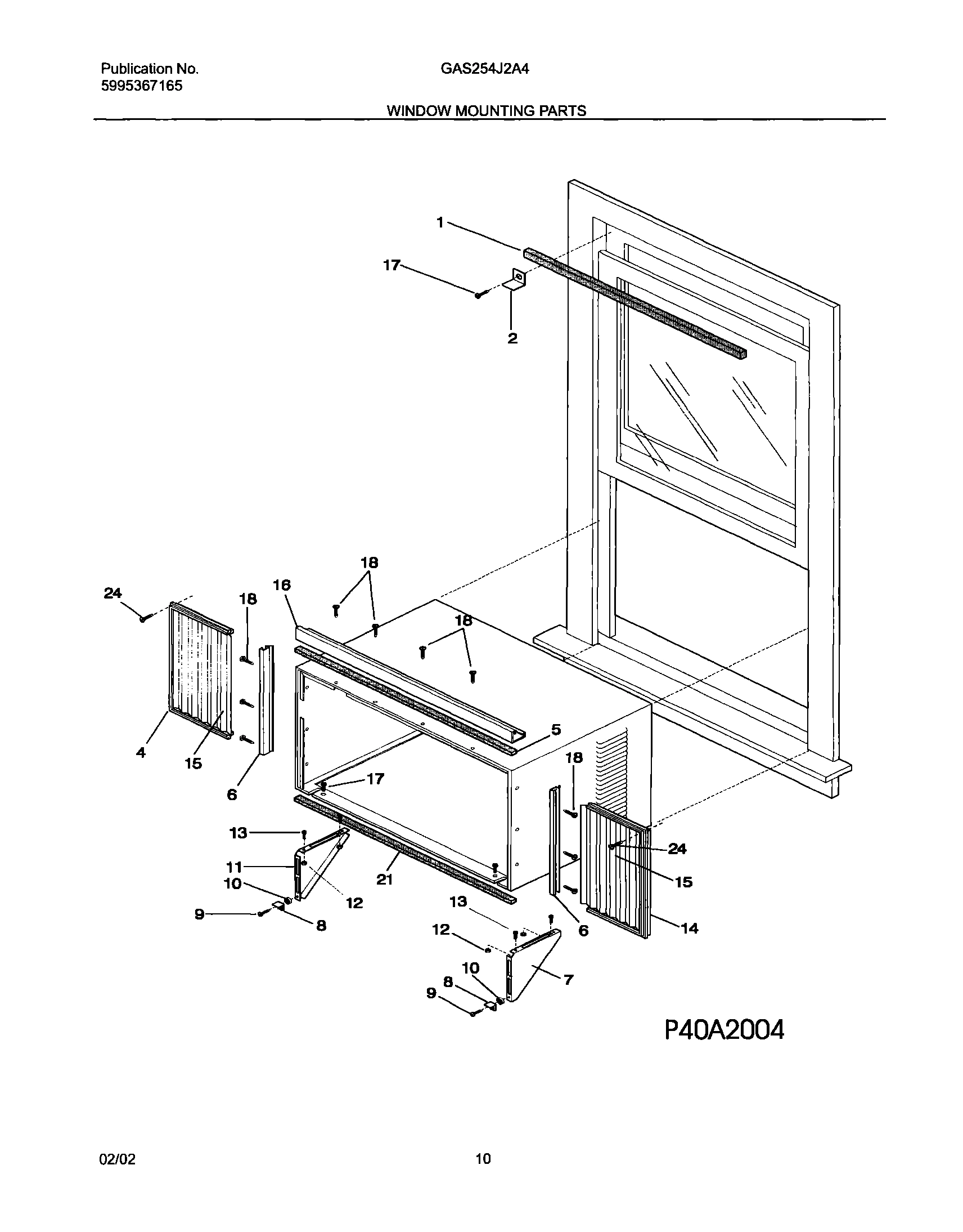 11 - WINDOW MOUNTING PARTS