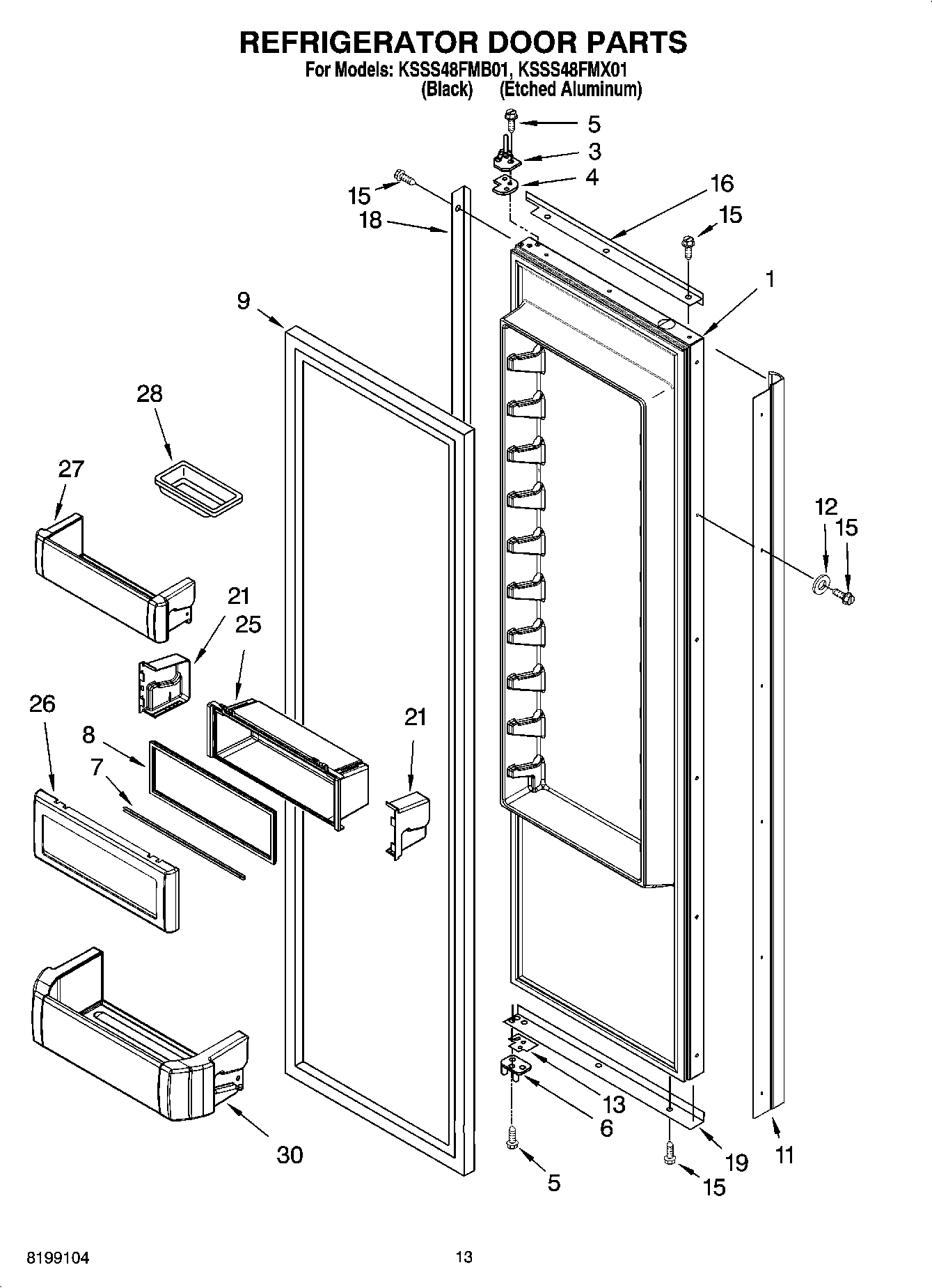 09 - REFRIGERATOR DOOR PARTS