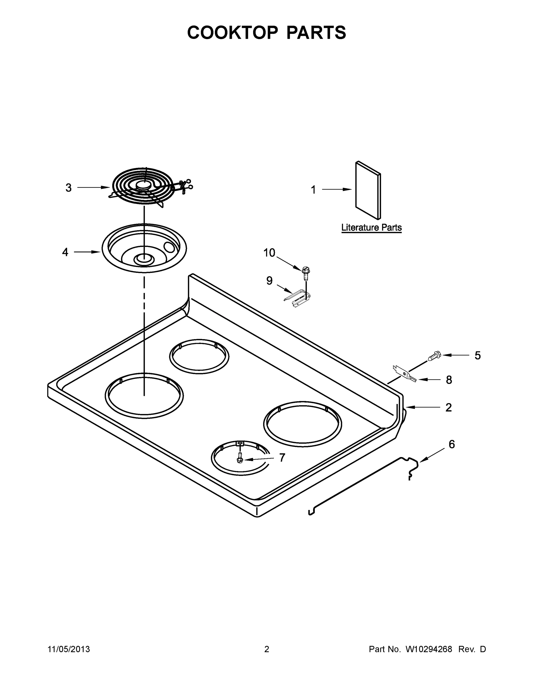 02 - COOKTOP PARTS