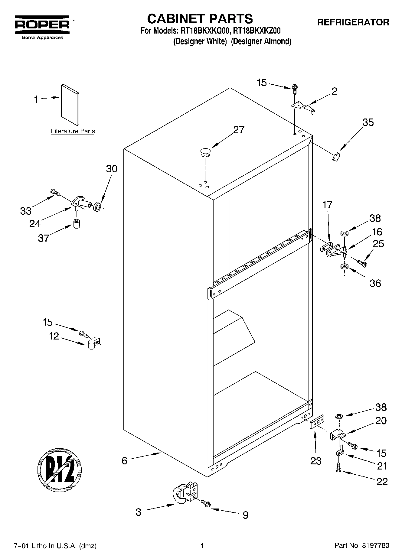 01 - CABINET, LITERATURE