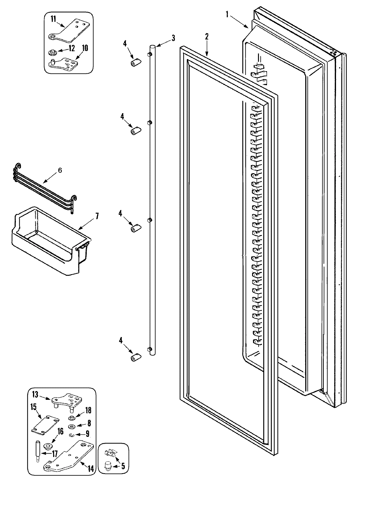 05 - FREEZER DOOR (RJRS4270B)