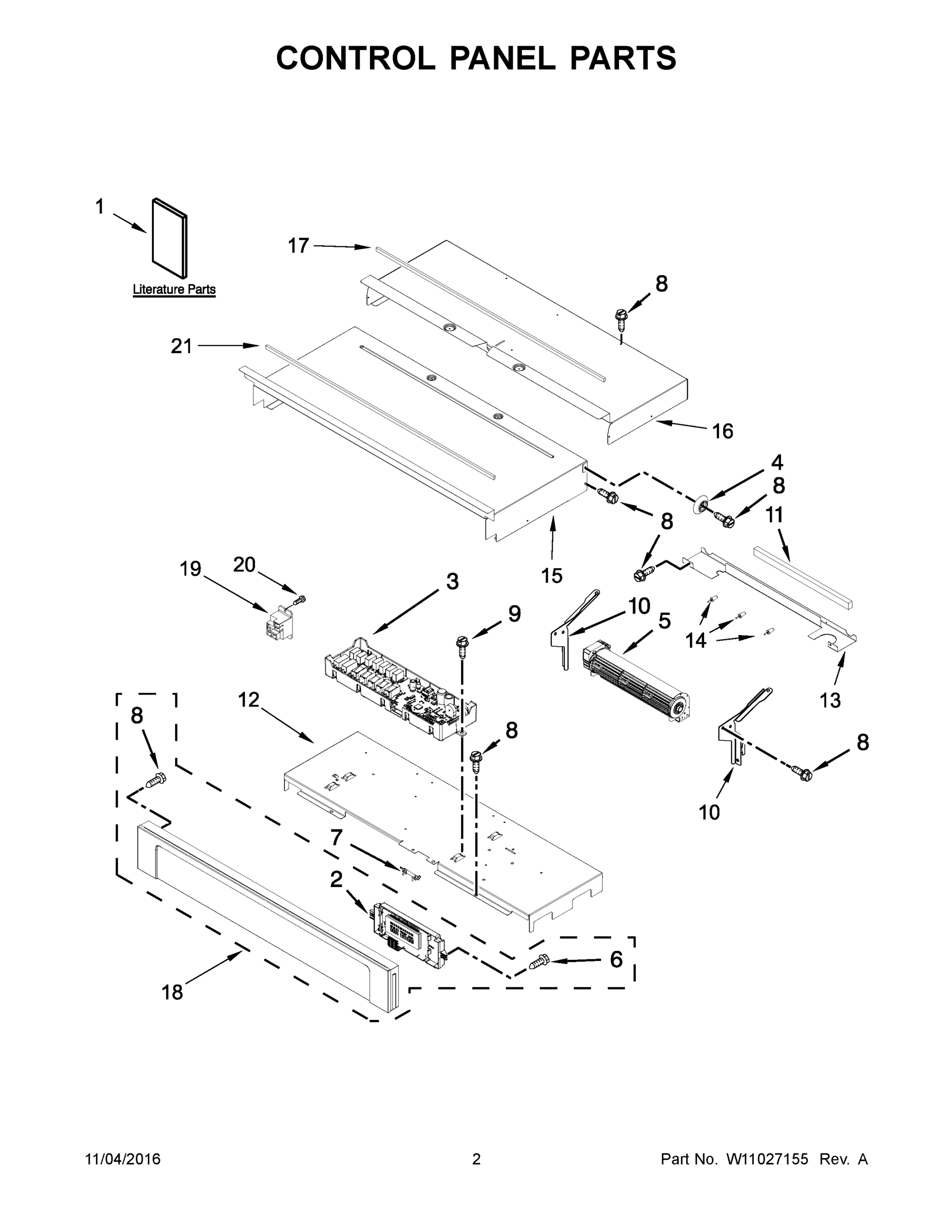 02 - CONTROL PANEL PARTS