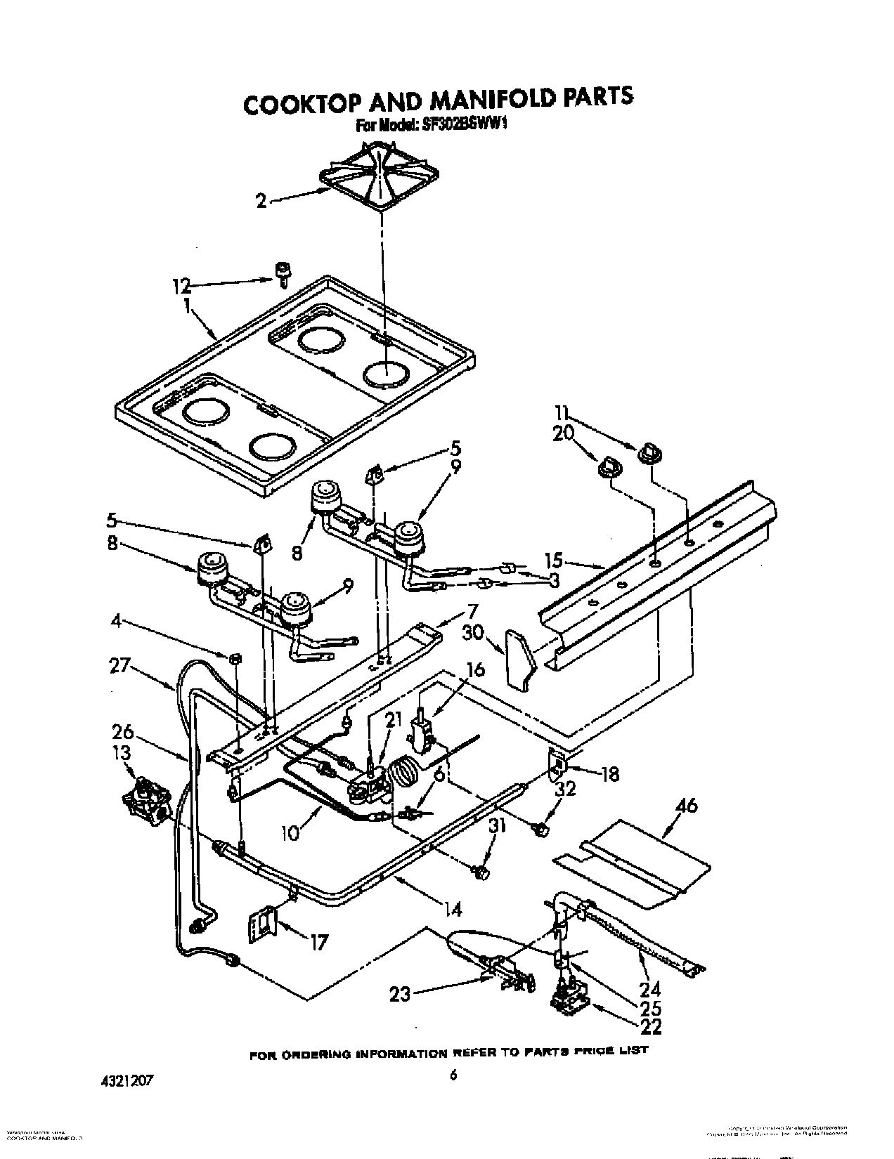 05 - COOKTOP AND MANIFOLD, OPTIONAL