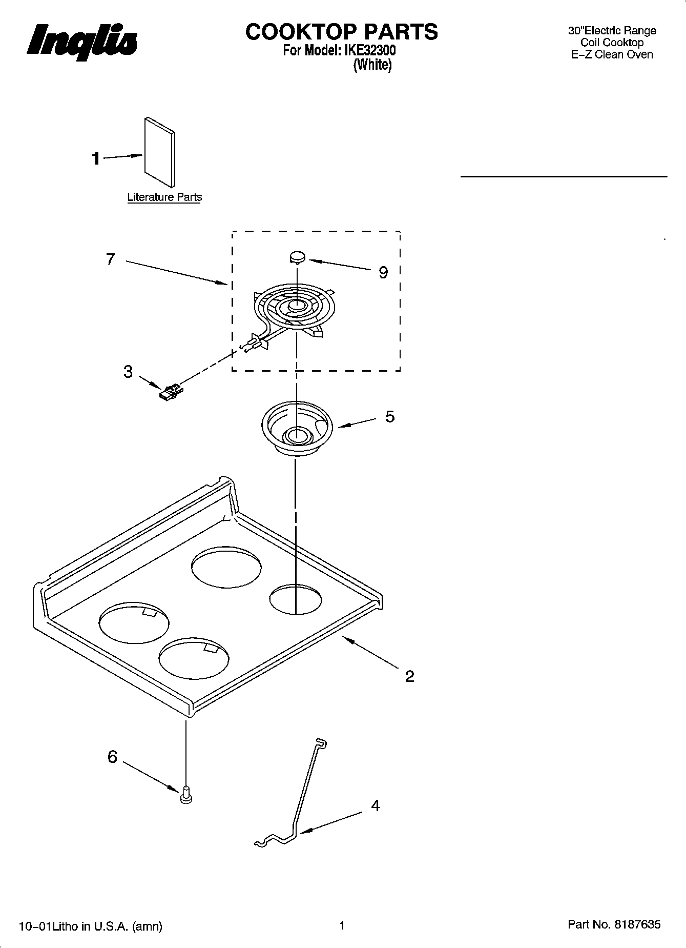 01 - COOKTOP PARTS