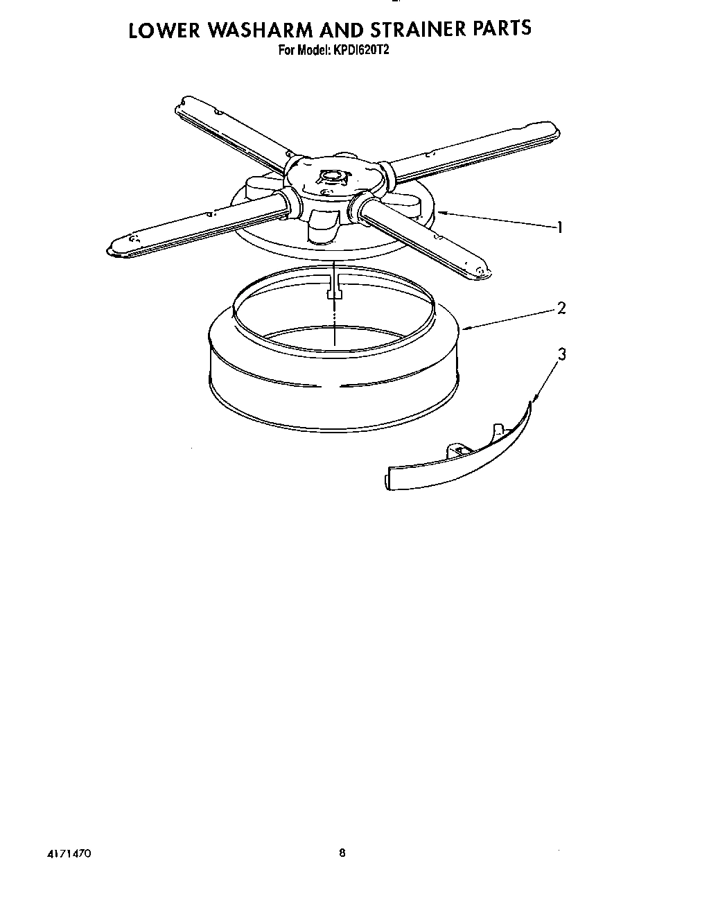 06 - LOWER WASHARM AND STRAINER