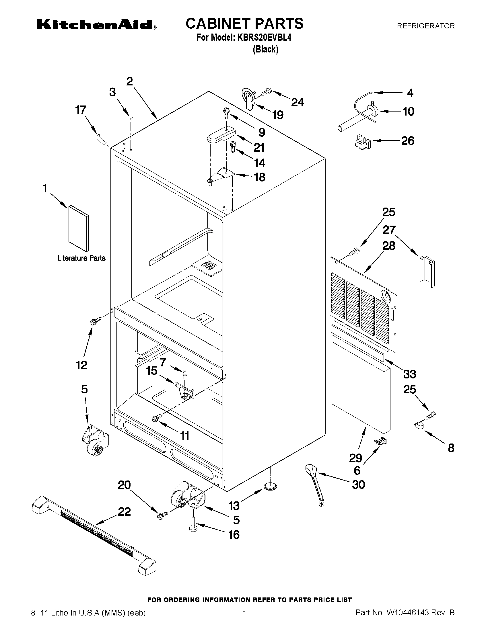 01 - CABINET PARTS