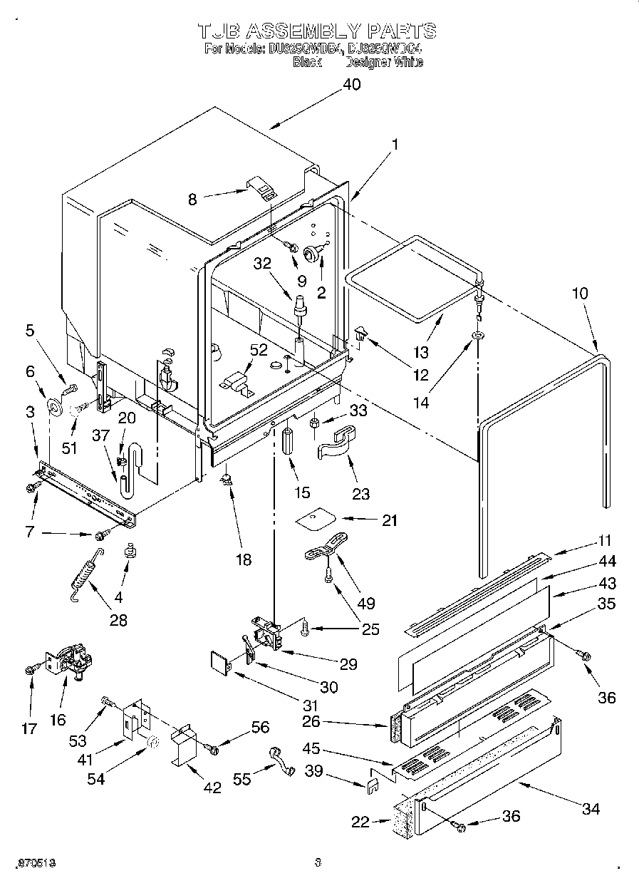 03 - TUB ASSEMBLY