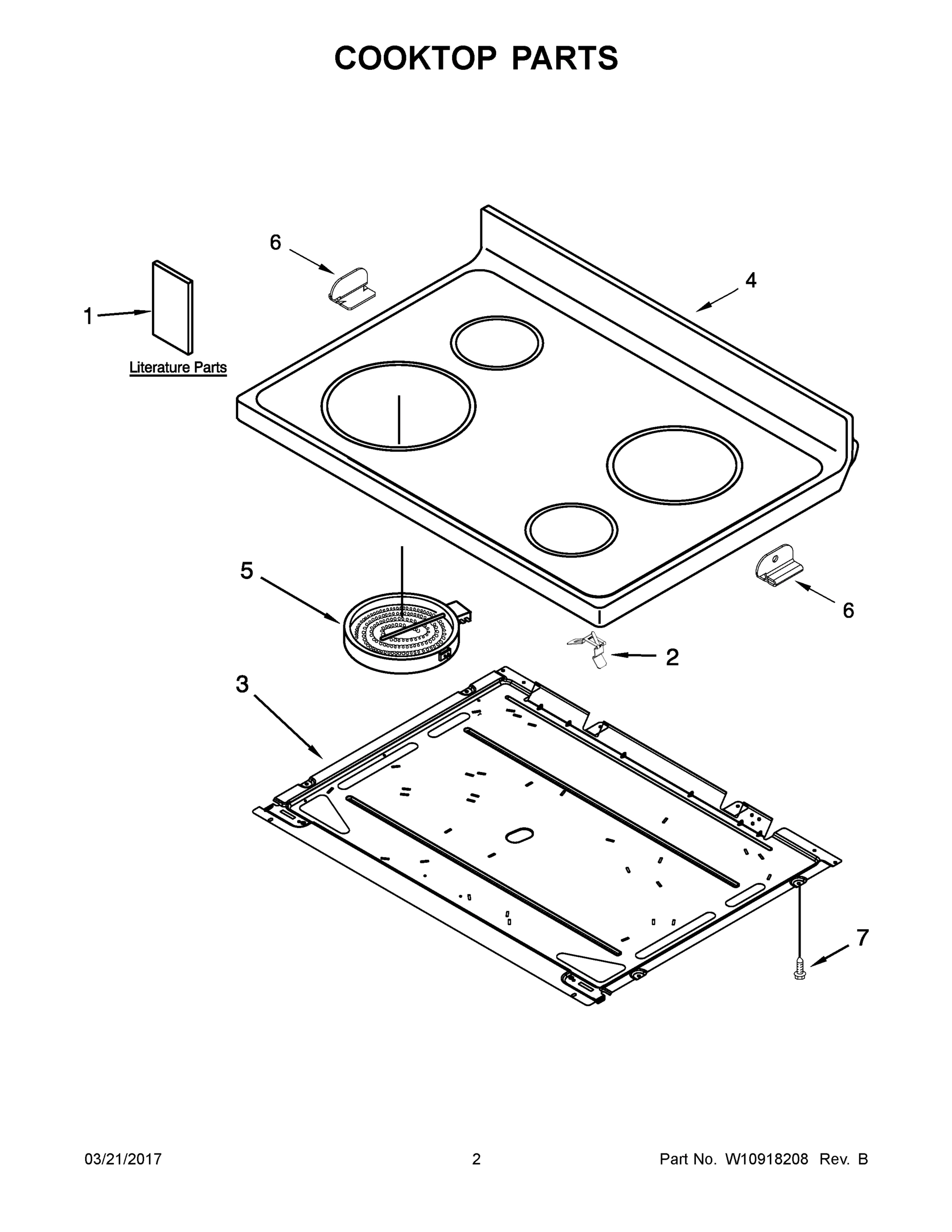 02 - COOKTOP PARTS