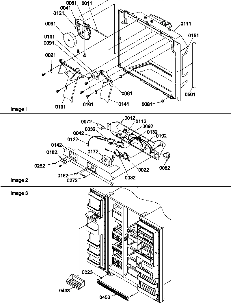 09 - ICE-WATER CAV/ELEC BRKT ASSY/TOE GRILLE