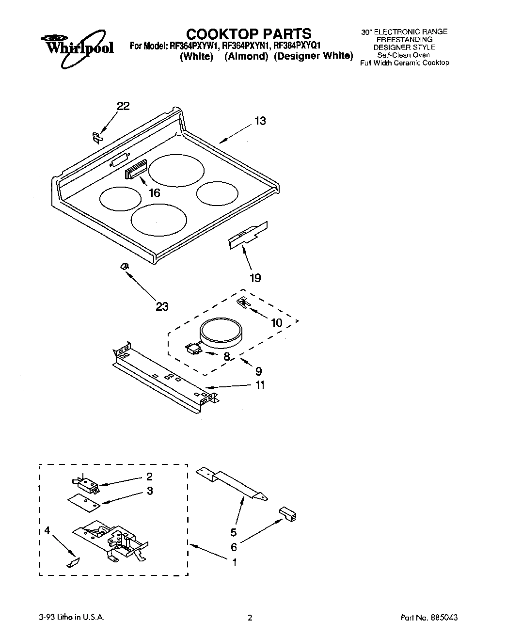 01 - COOKTOP, LIT/OPTIONAL