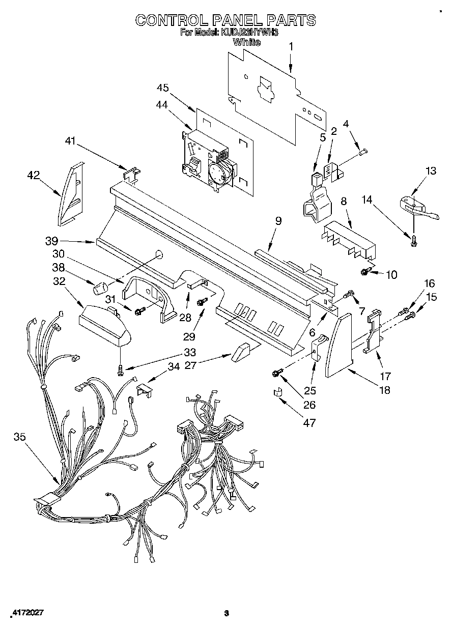 03 - CONTROL PANEL, LIT/OPTIONAL