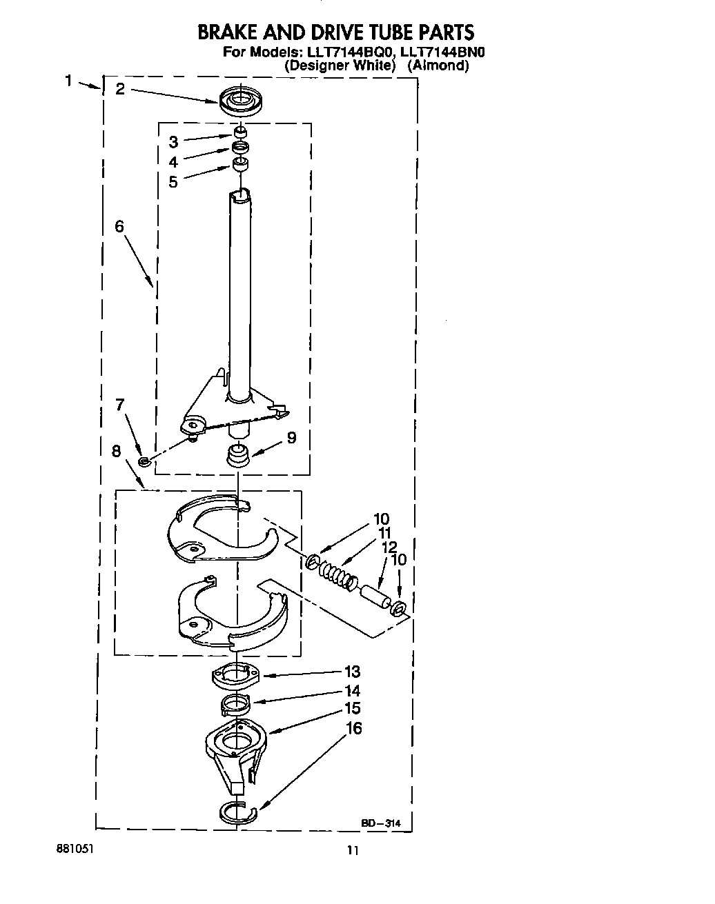 09 - BRAKE AND DRIVE TUBE