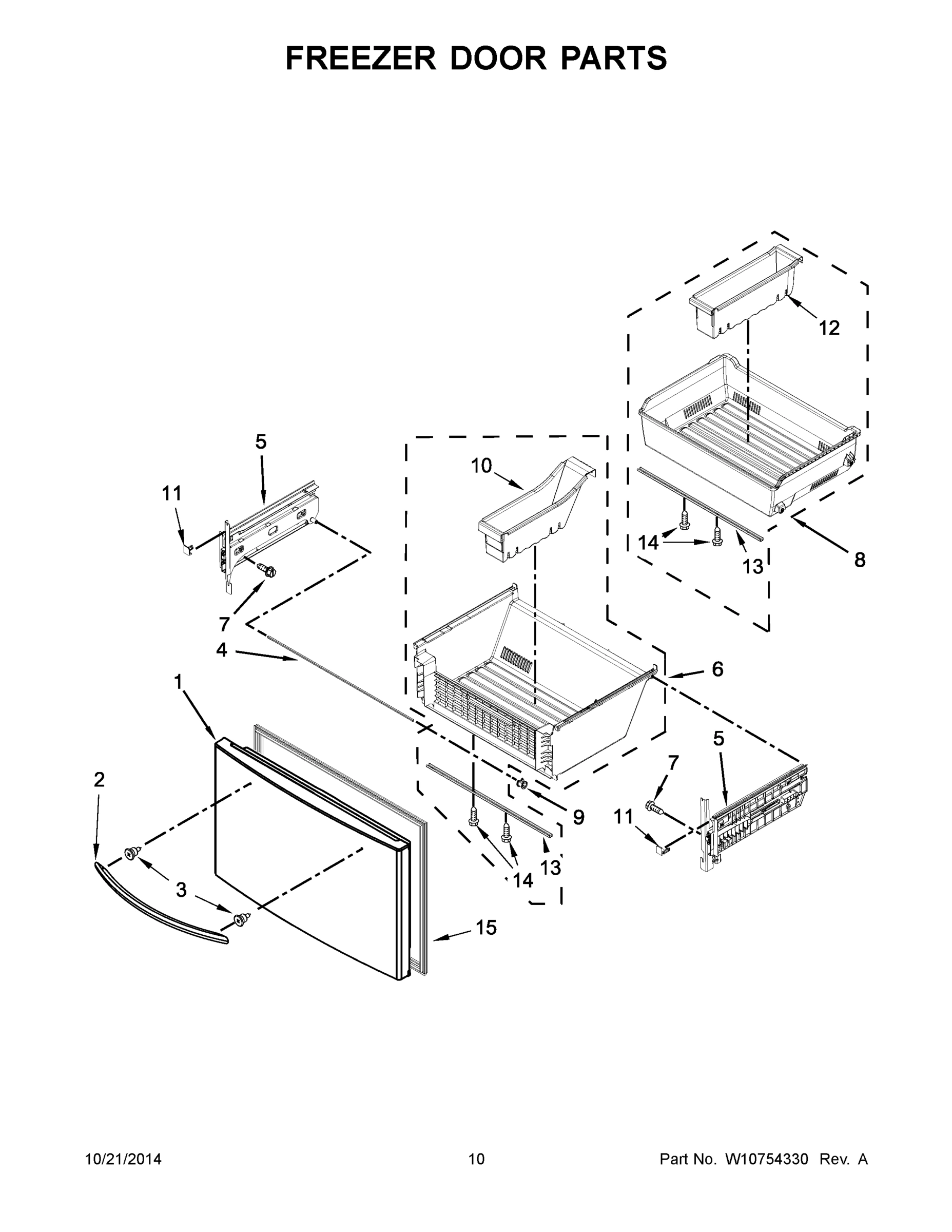 06 - FREEZER DOOR PARTS