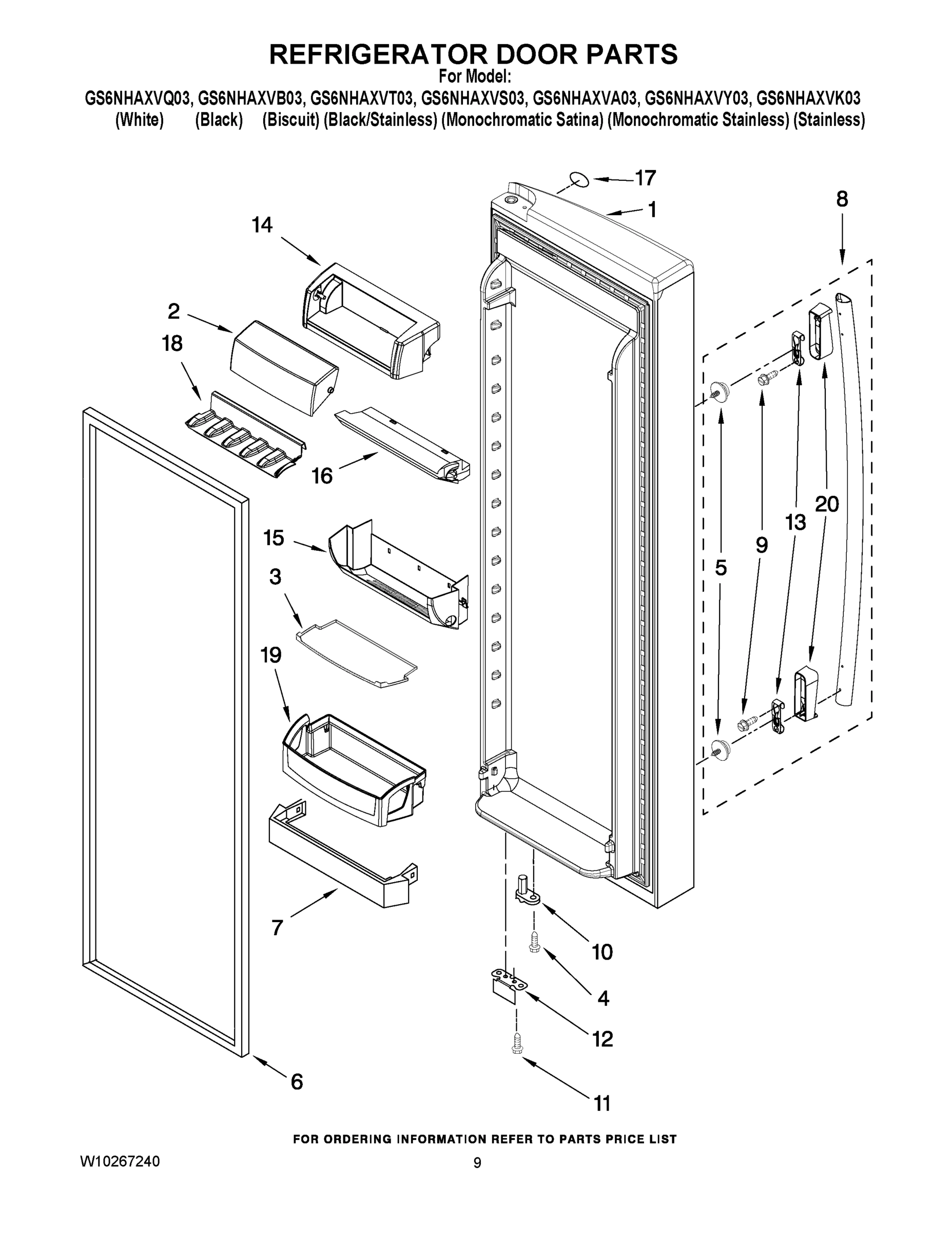 06 - REFRIGERATOR DOOR PARTS