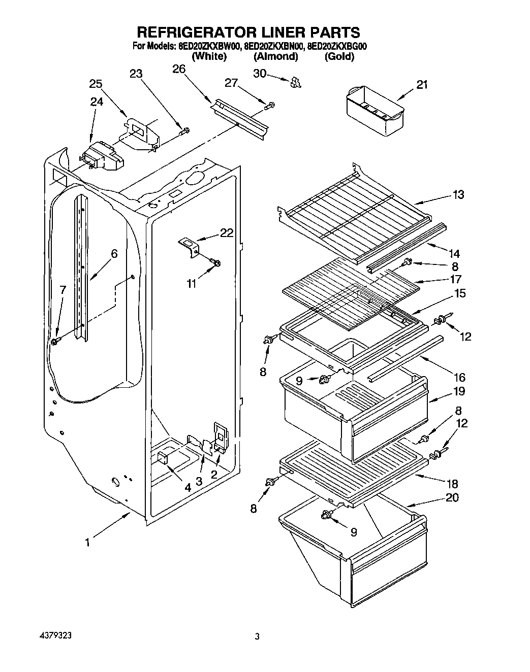 02 - REFRIGERATOR LINER