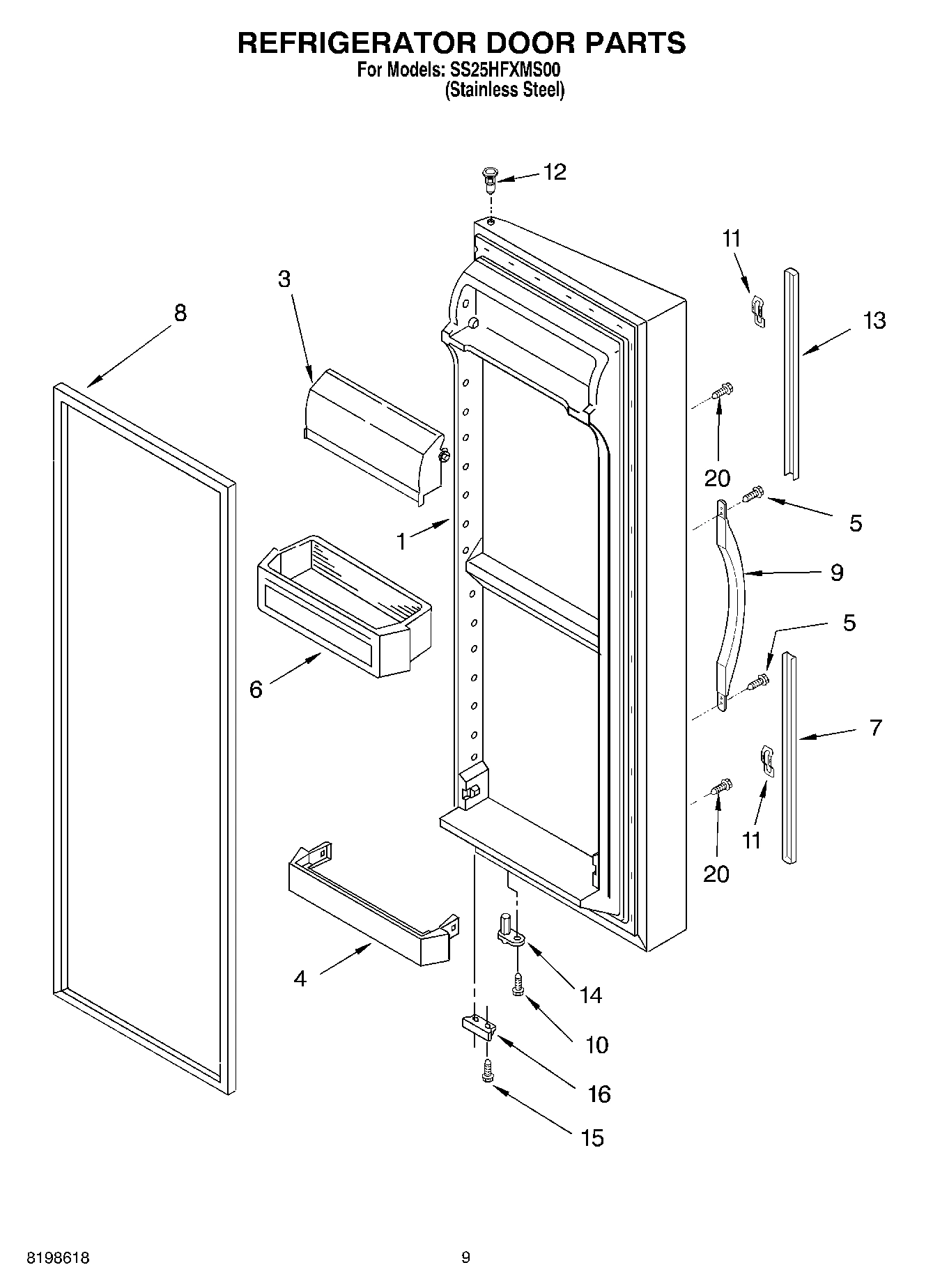 06 - REFRIGERATOR DOOR PARTS