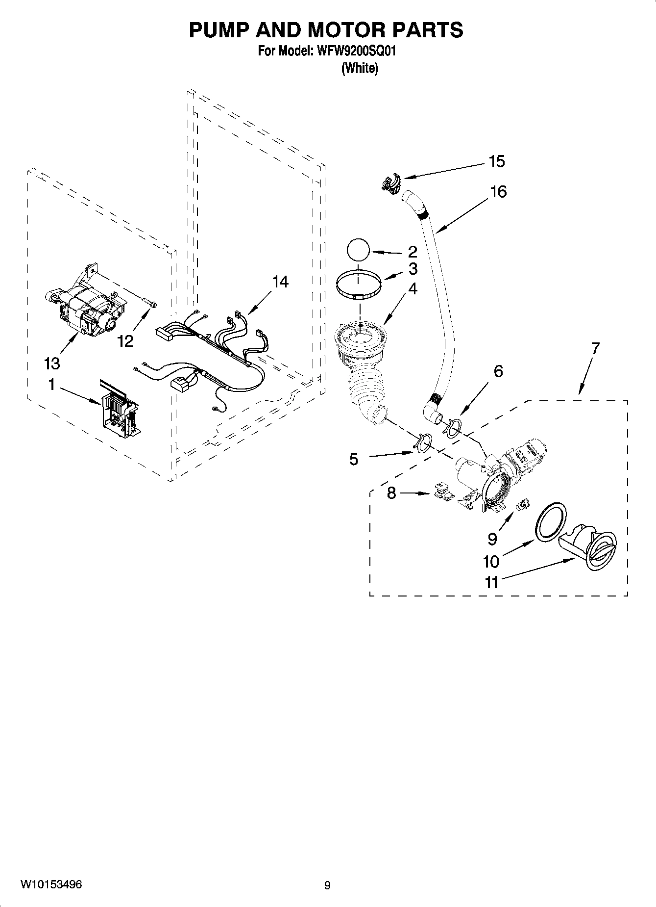 06 - PUMP AND MOTOR PARTS, OPTIONAL PARTS (NOT INCLUDED)