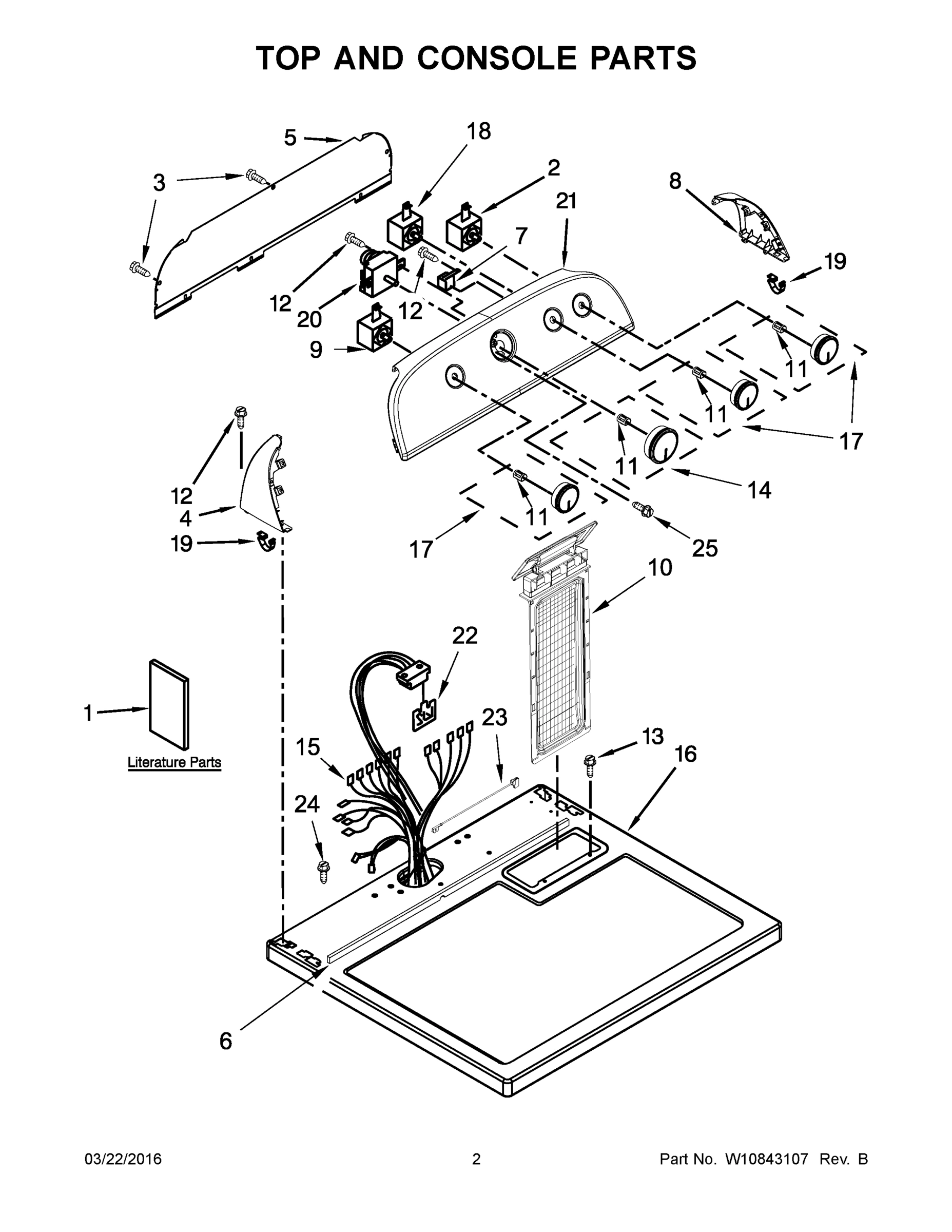 02 - TOP AND CONSOLE PARTS