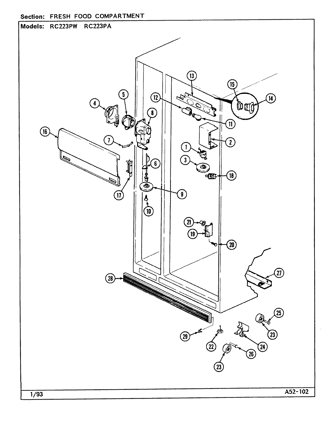 03 - FRESH FOOD COMPARTMENT