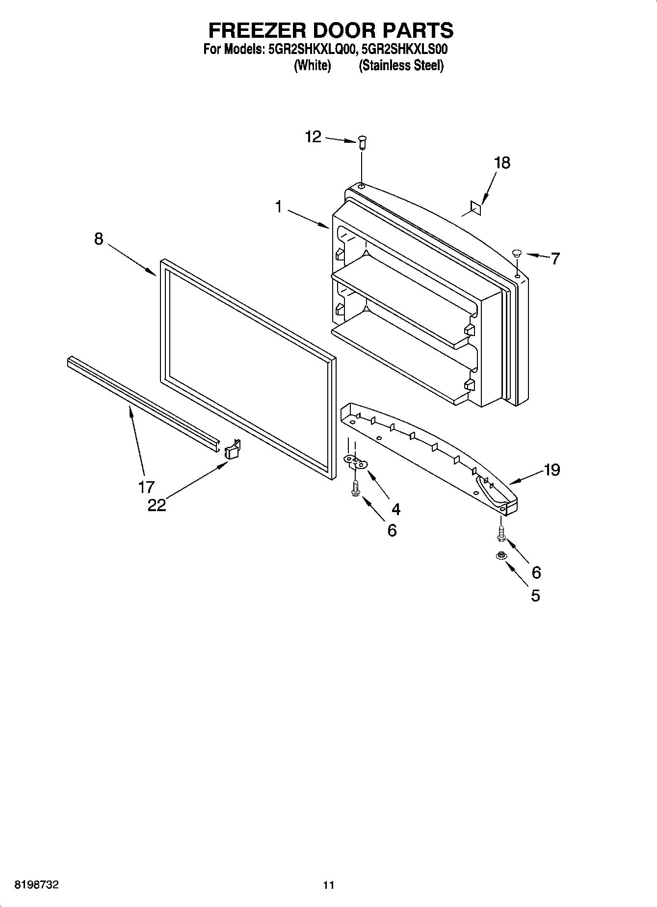 06 - FREEZER DOOR PARTS, OPTIONAL PARTS