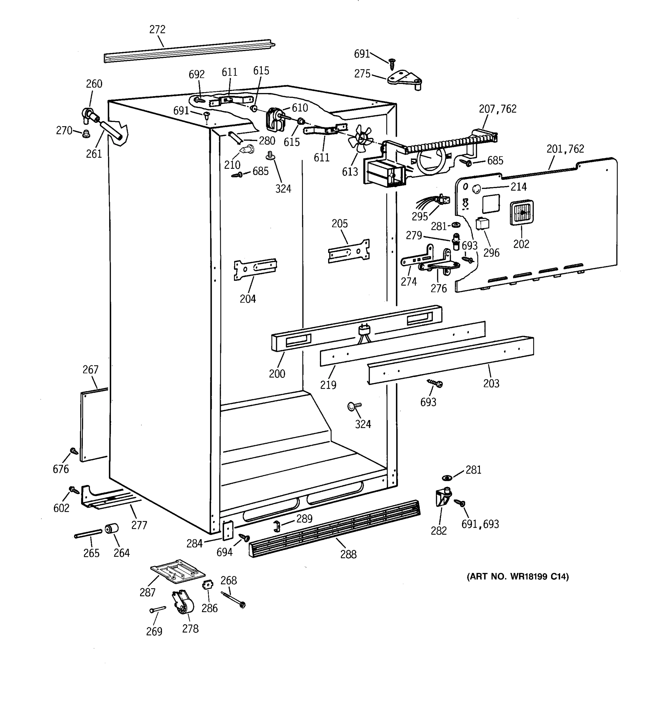 CABINET PARTS