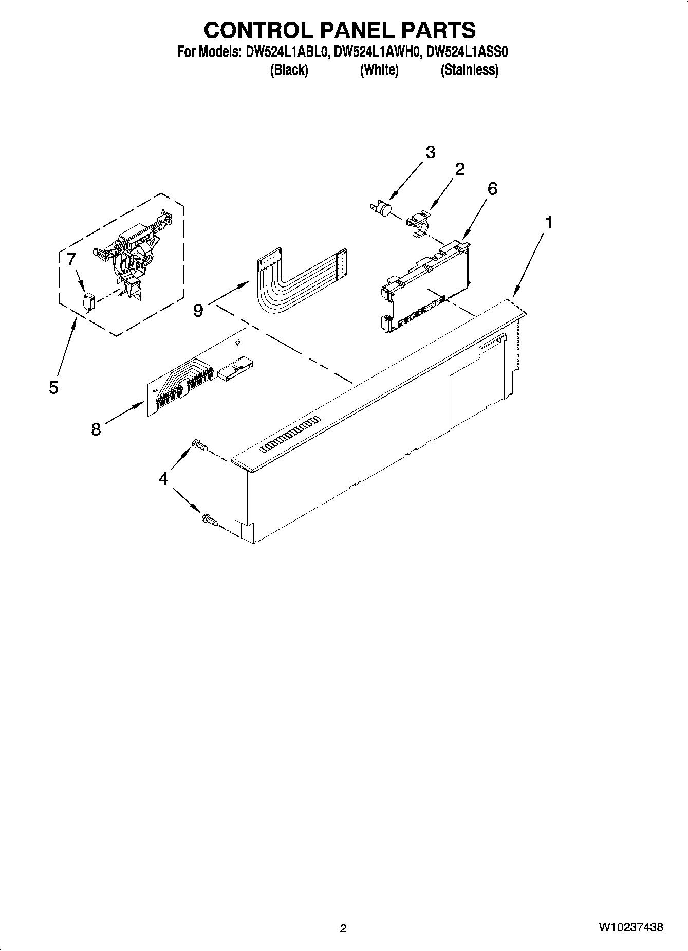 02 - CONTROL PANEL PARTS