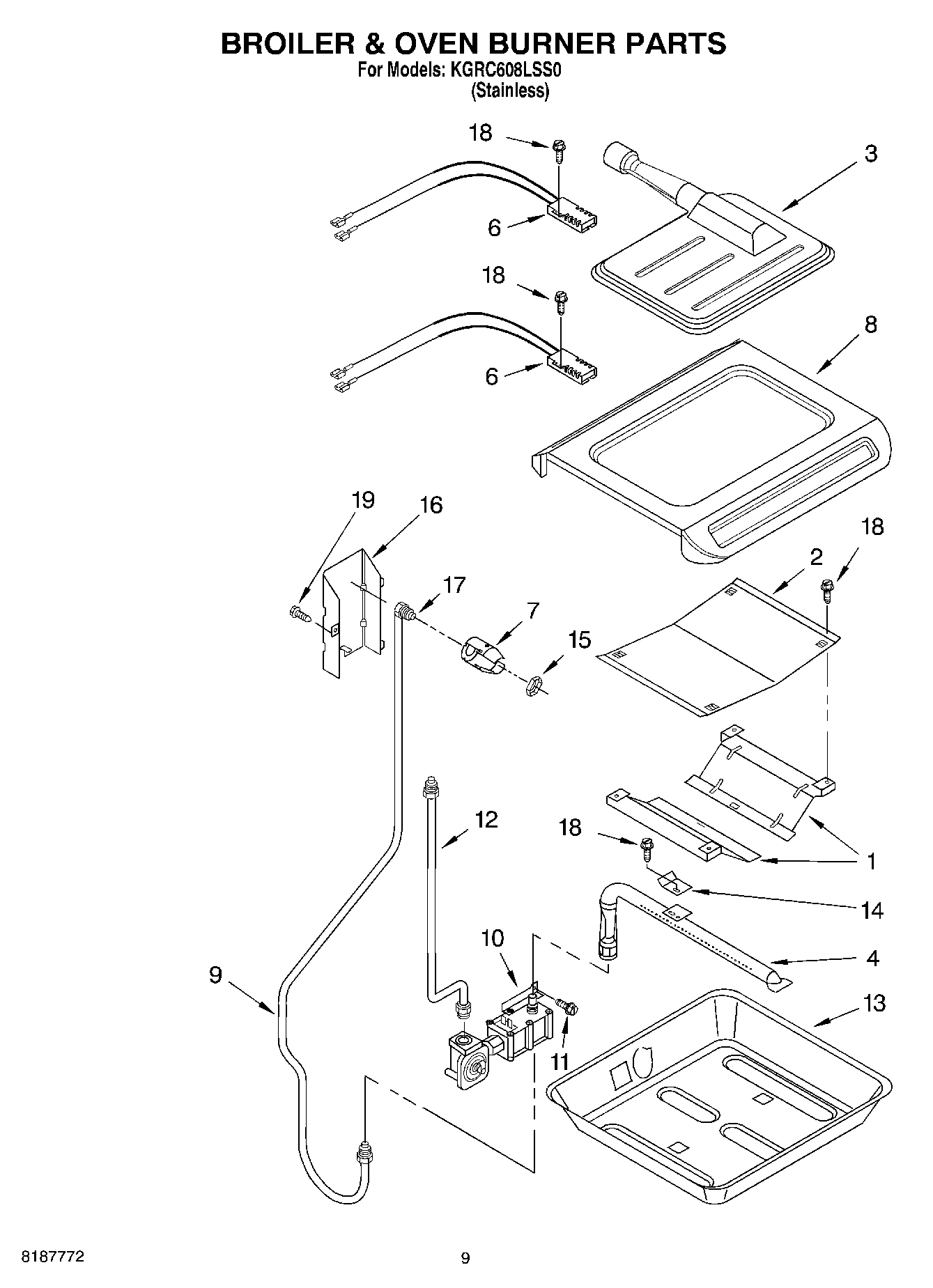 06 - BROILER & OVEN BURNER PARTS