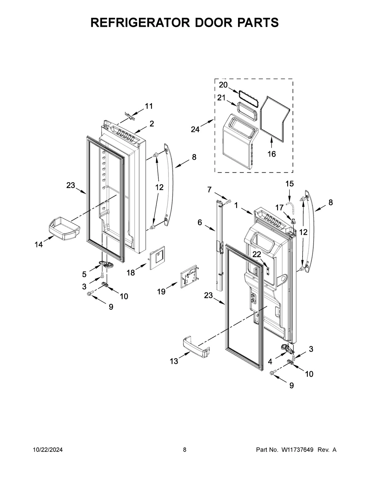 05 - REFRIGERATOR DOOR PARTS