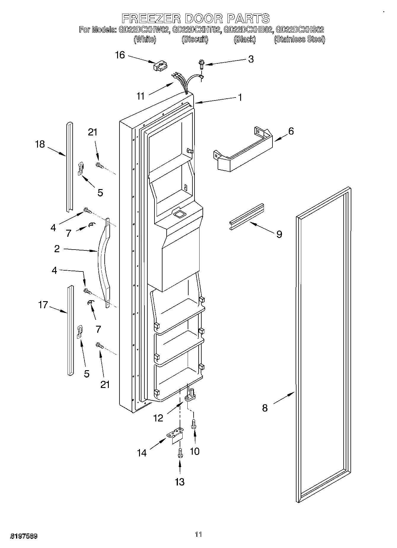 08 - FREEZER DOOR