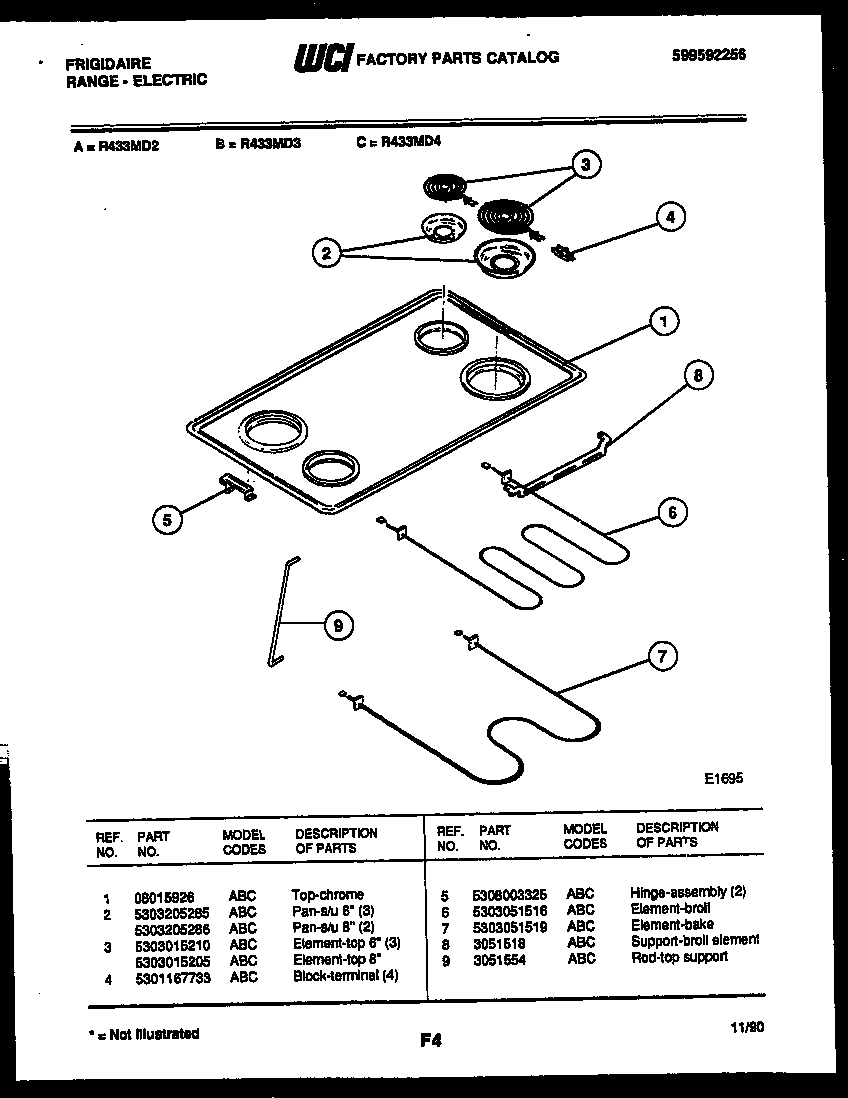 04 - COOKTOP AND BROILER PARTS