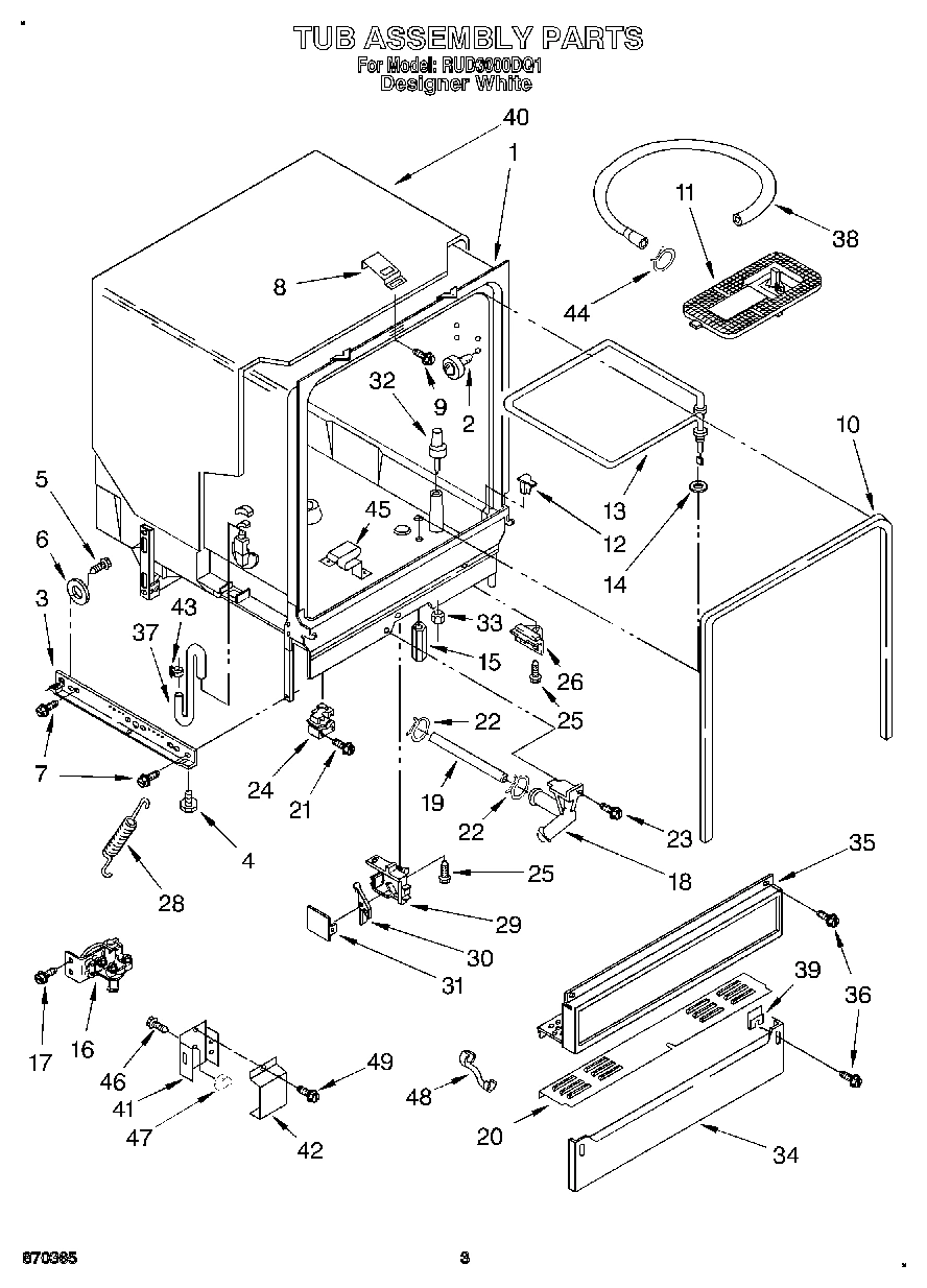 03 - TUB ASSEMBLY