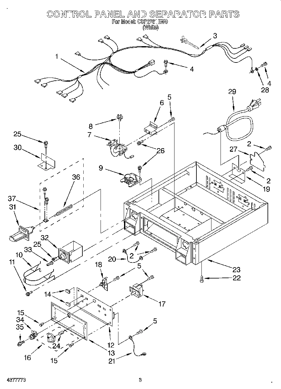 03 - CONTROL PANEL AND SEPARATOR