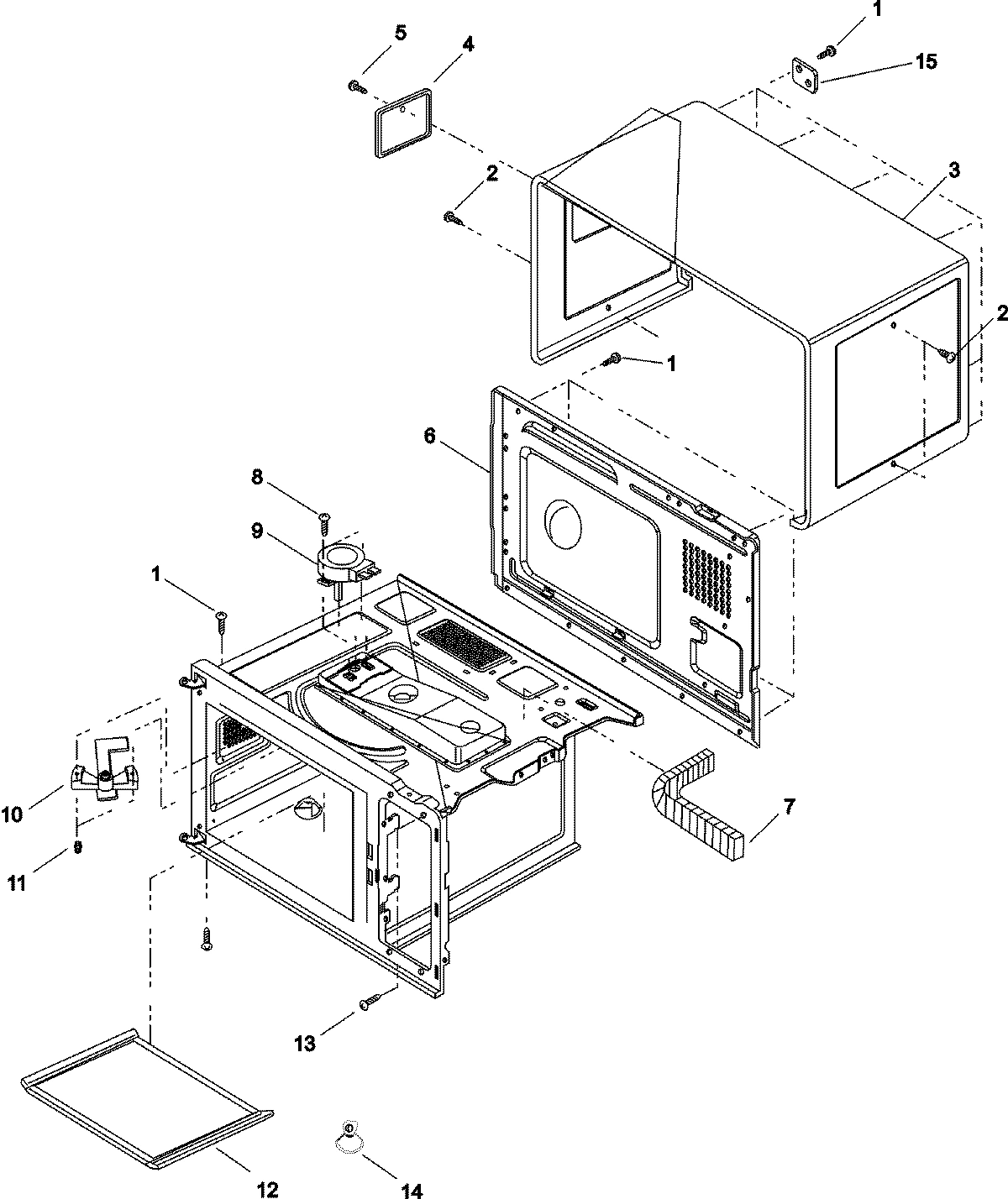 01 - ANTENNA, TRAY, OUTER CASE,
