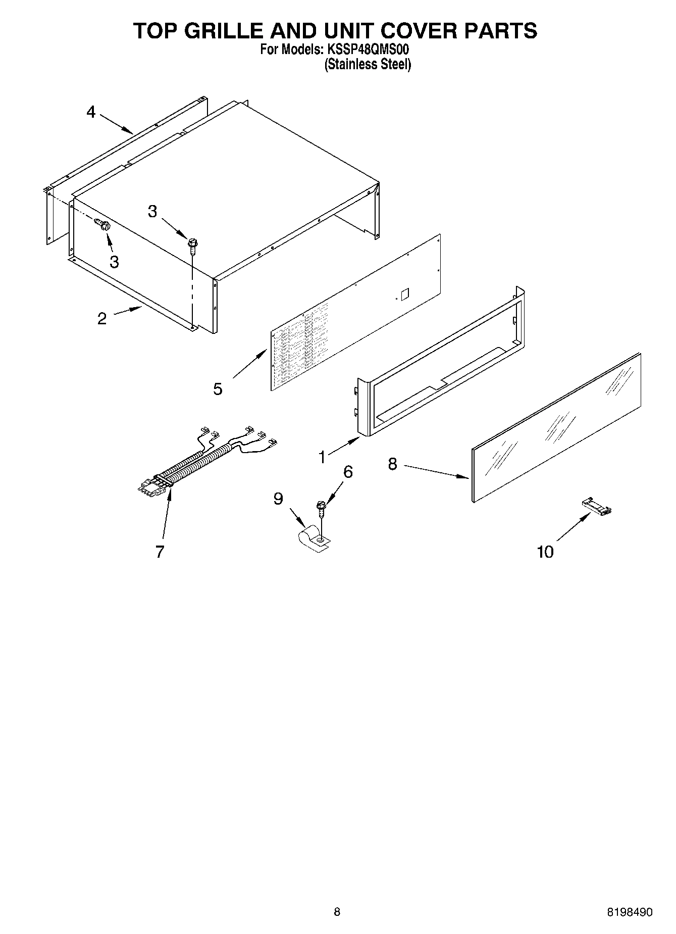 06 - TOP GRILLE AND UNIT COVER PARTS