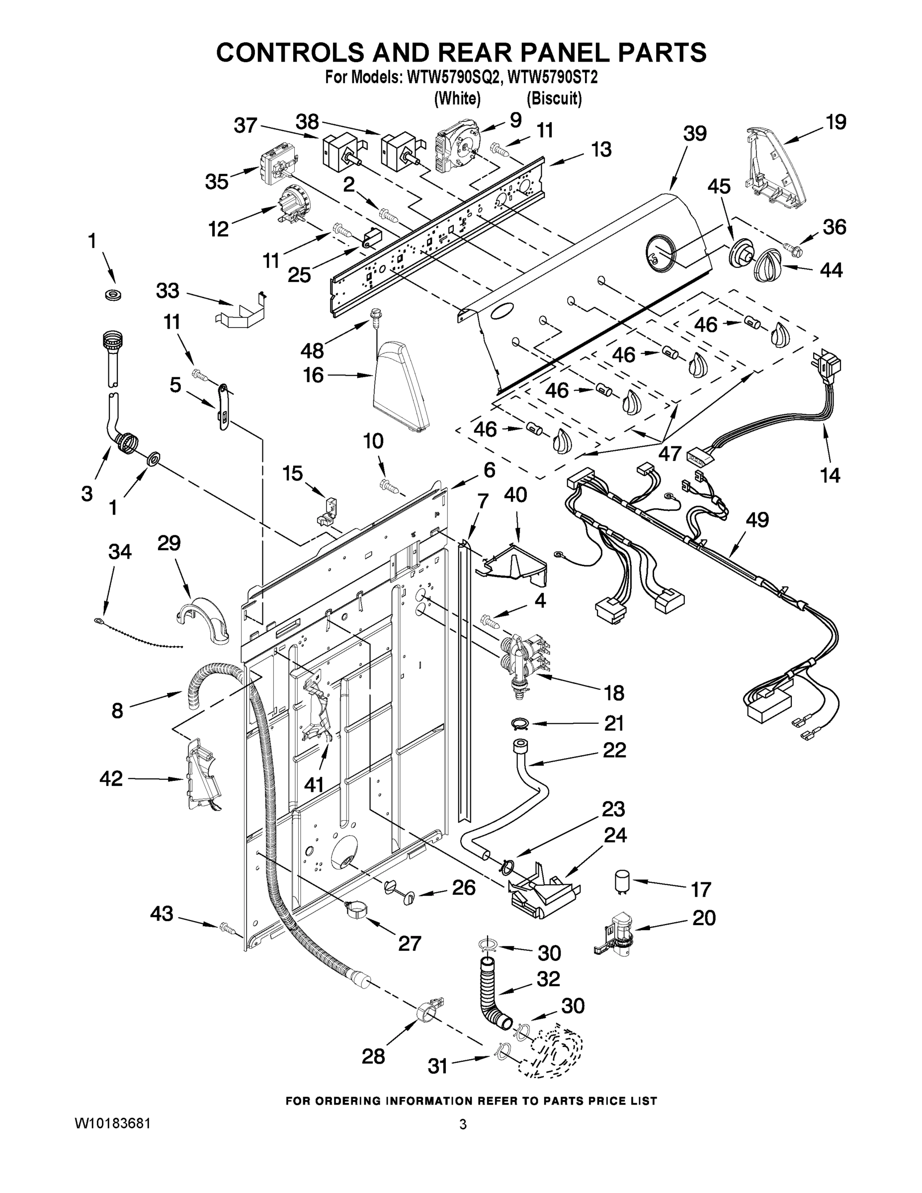 02 - CONTROLS AND REAR PANEL PARTS