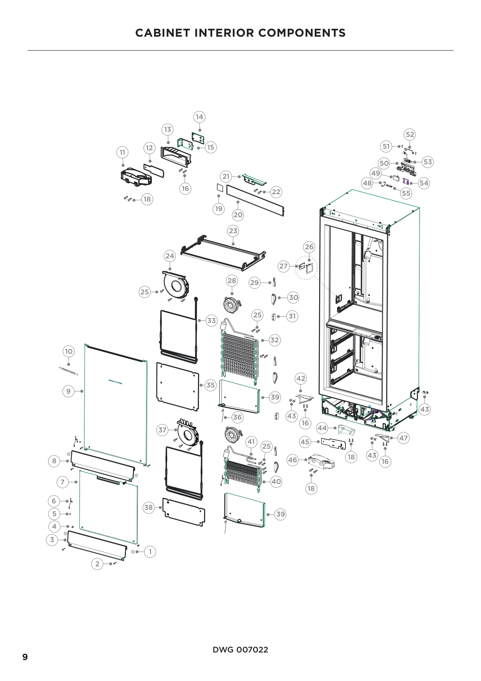 CABINET INTERIOR COMPONENTS