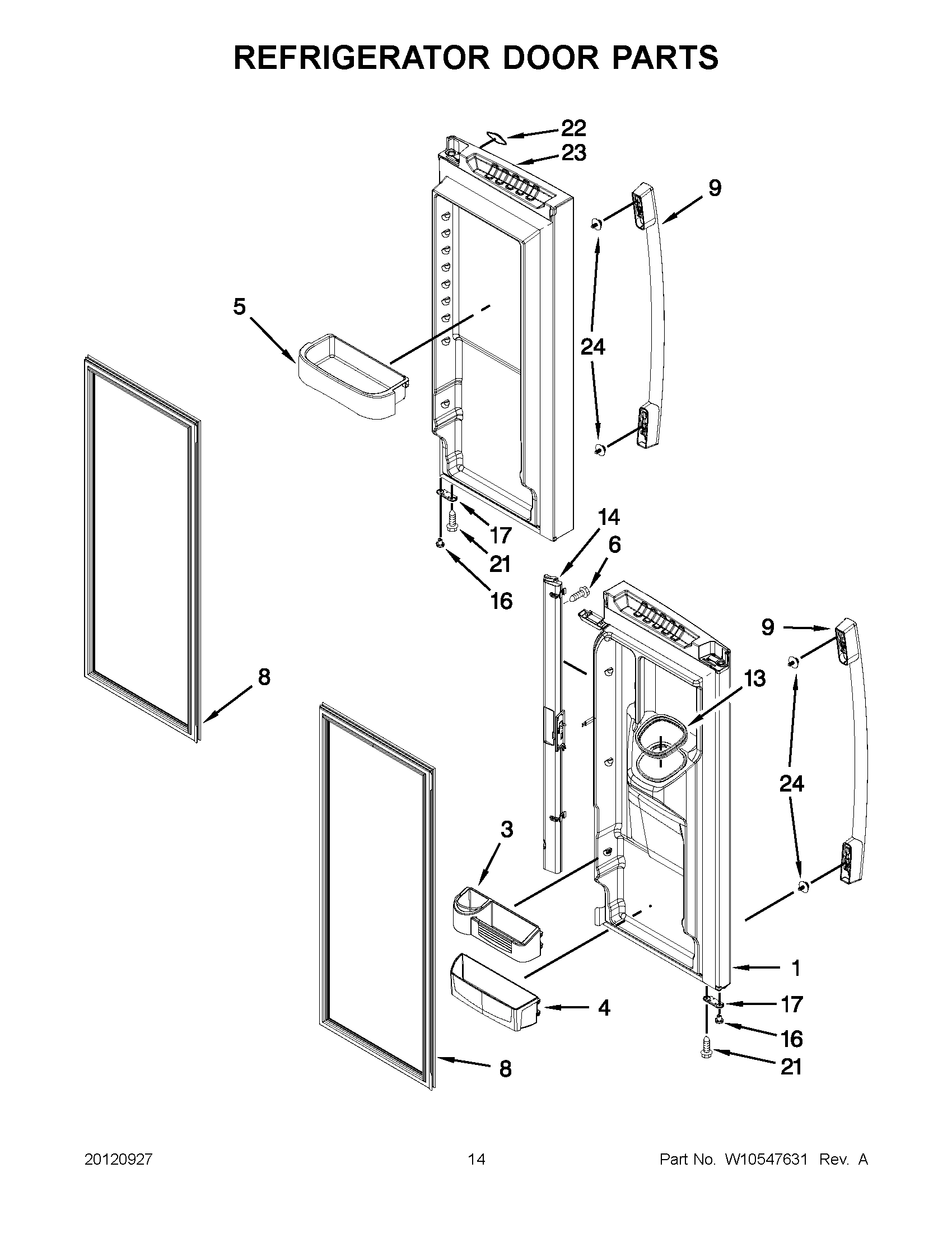 07 - REFRIGERATOR DOOR PARTS