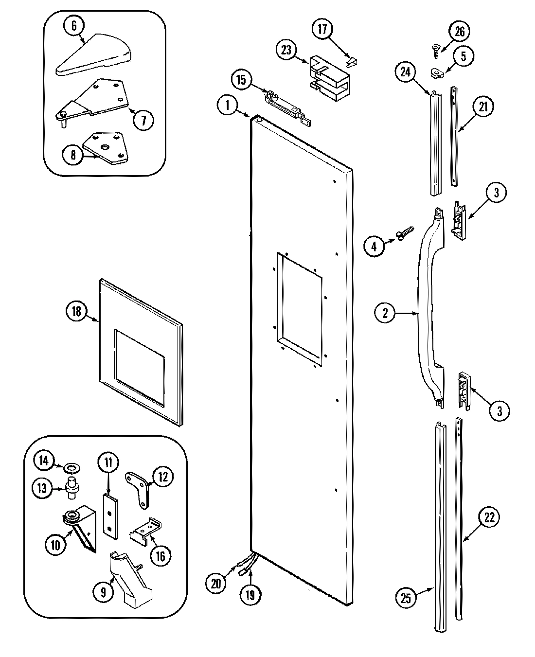 03 - FREEZER OUTER DOOR