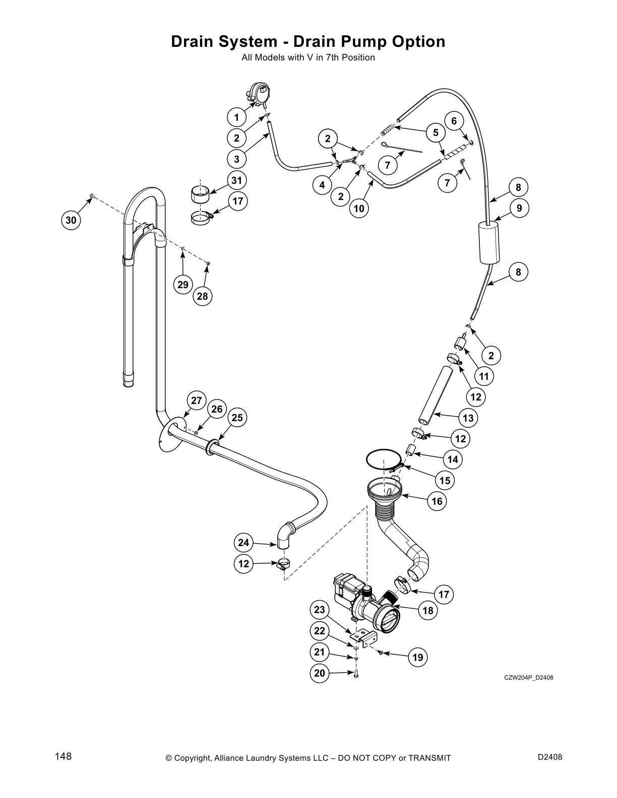 Drain System - Drain Pump Option
