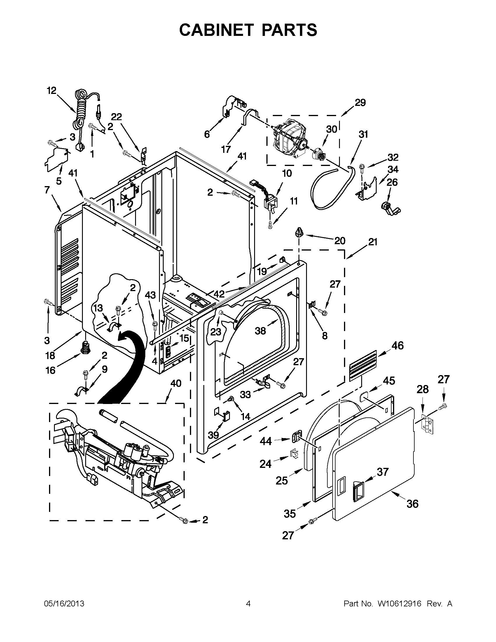 02 - CABINET PARTS