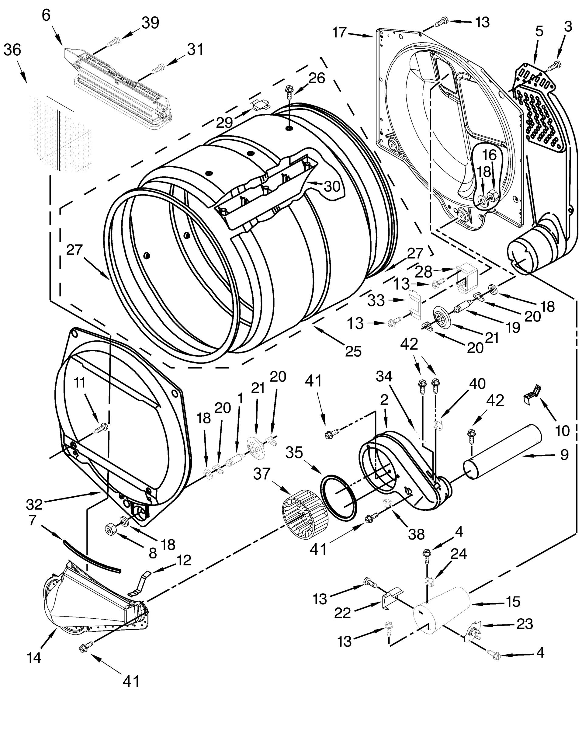 UPPER AND LOWER BULKHEAD PARTS