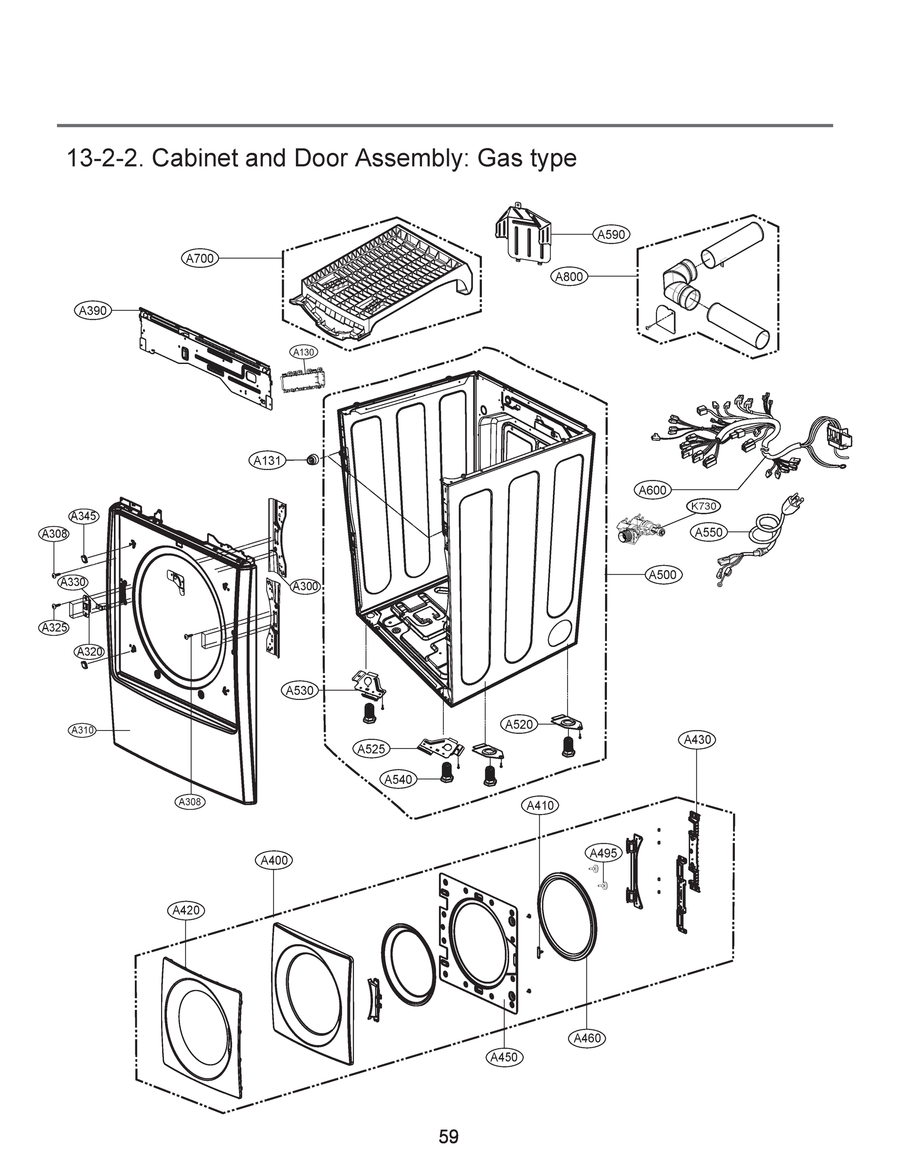 CABINET AND DOOR ASSEMBLY