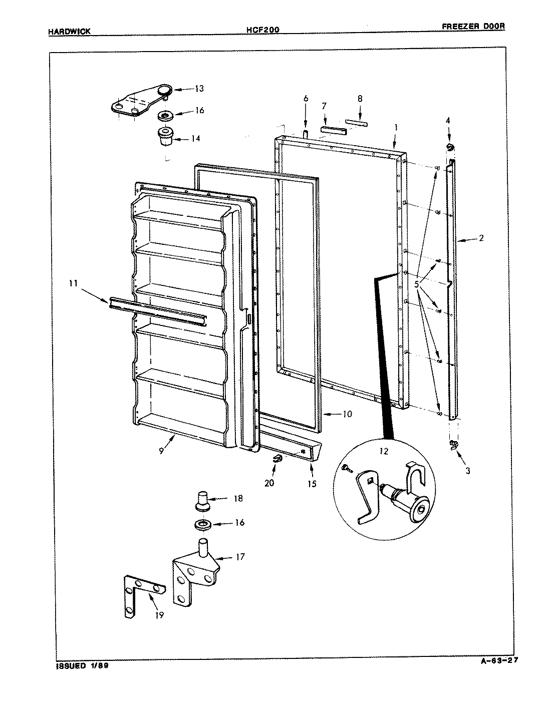 02 - FREEZER DOOR