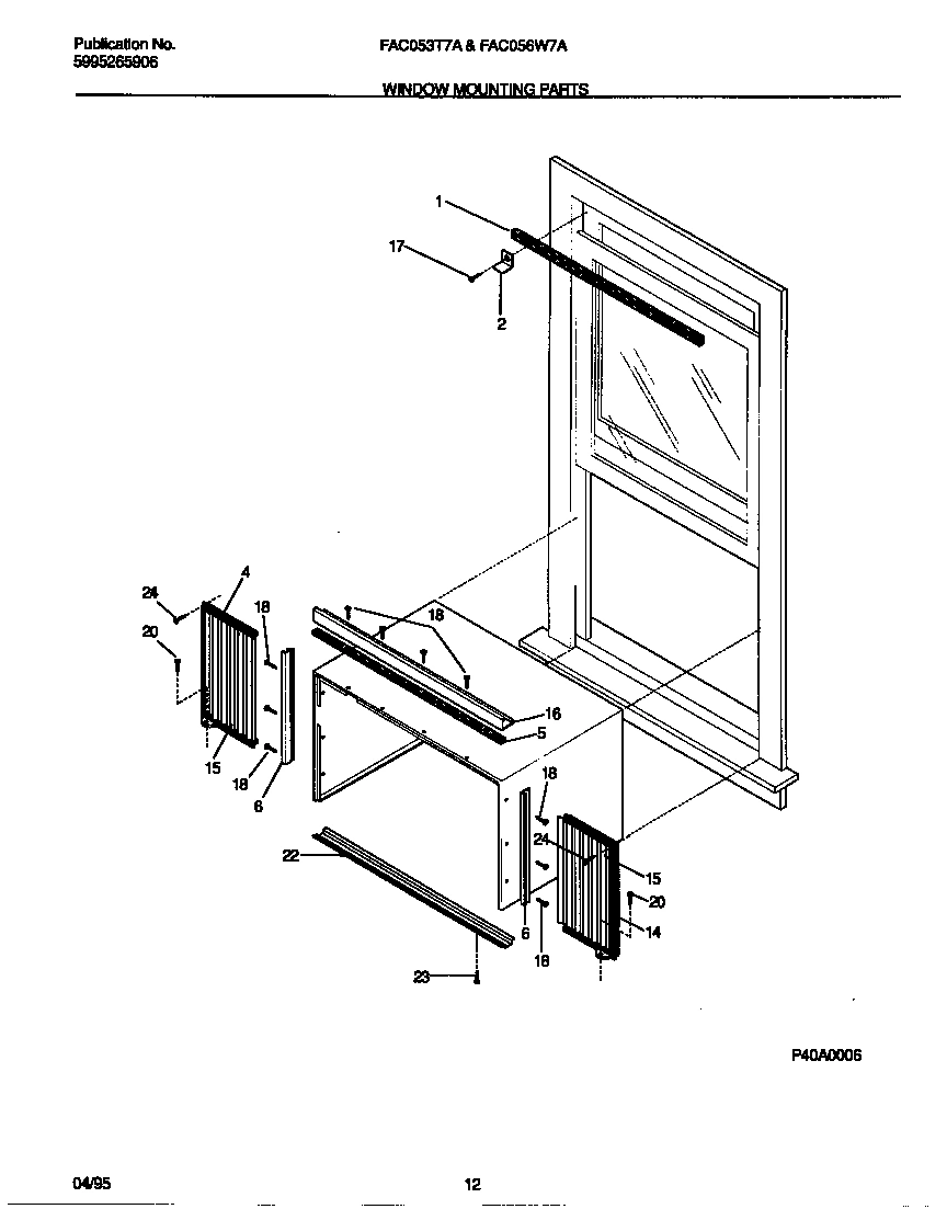 06 - WINDOW MOUNTING PARTS